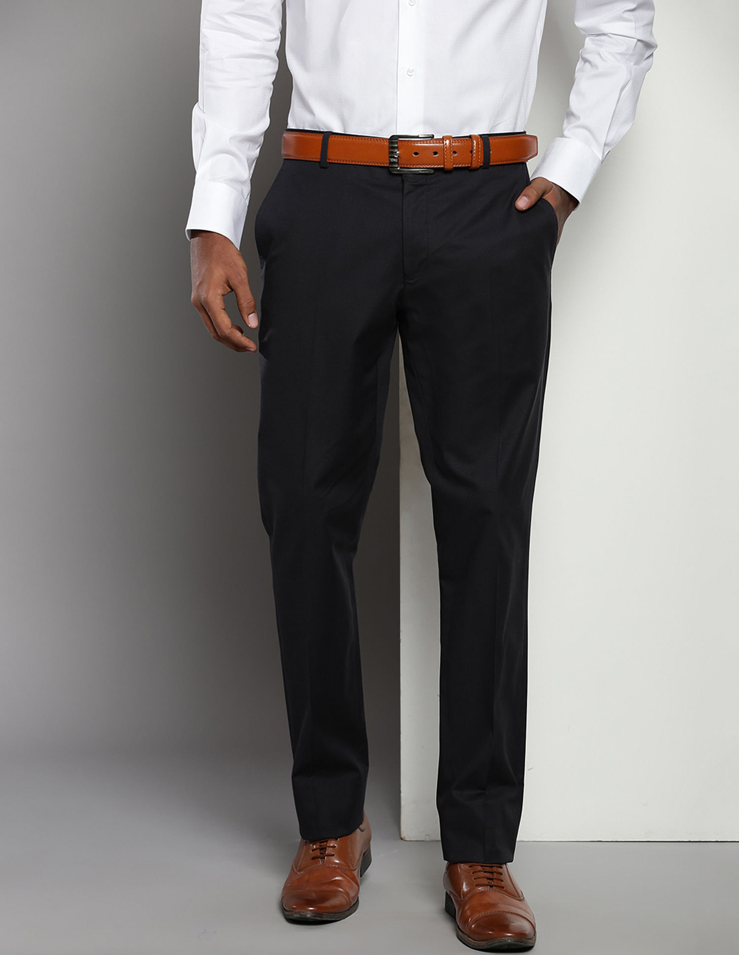 Tommy Hilfiger Mid Rise Regular Fit Trousers