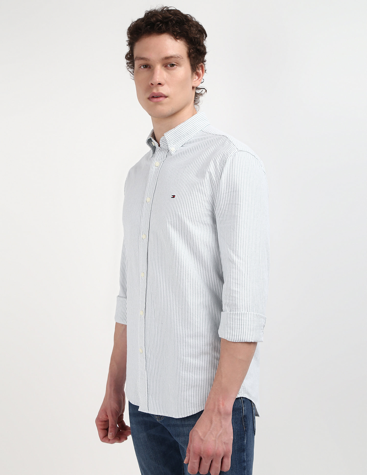 Buy Tommy Hilfiger Heritage Oxford Stripe Shirt - NNNOW.com
