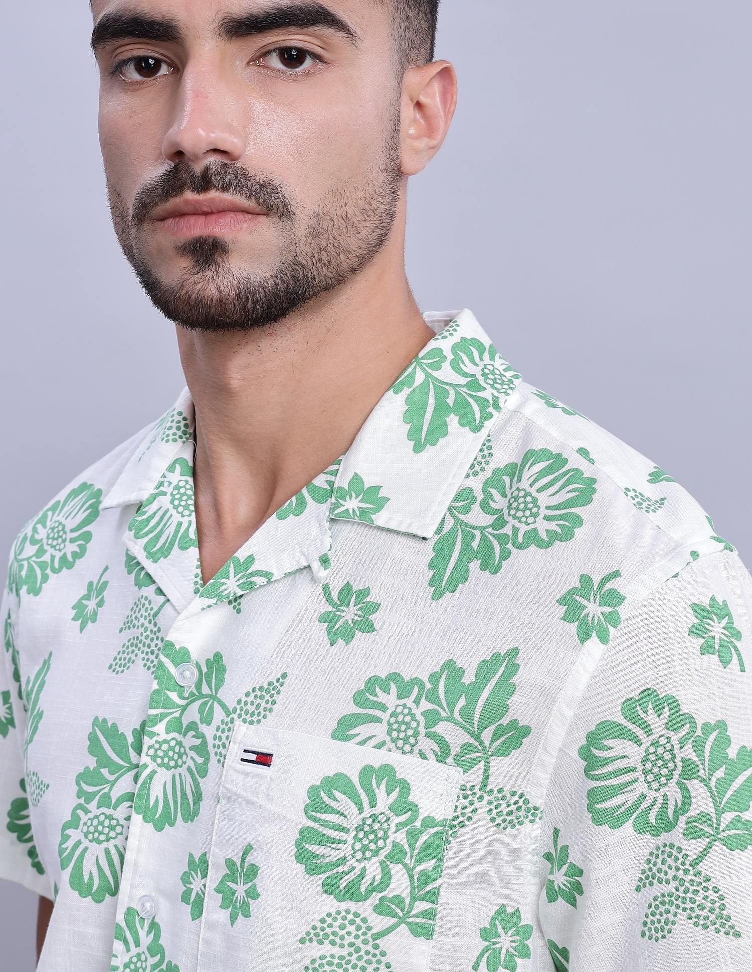 Tommy Hilfiger Printed Regular-Fit Woven Shirts