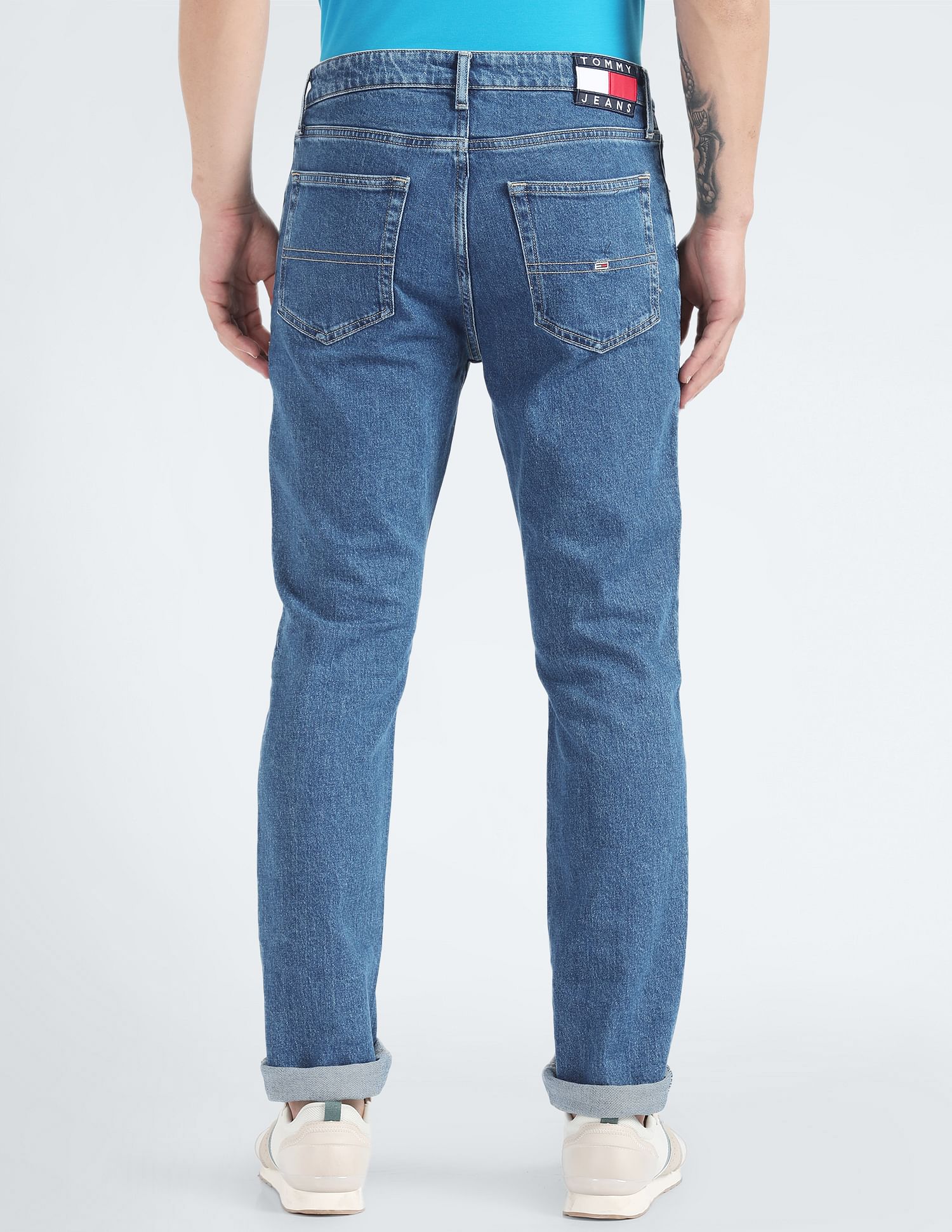 Tommy Hilfiger Recycled Cotton Rinsed Jeans