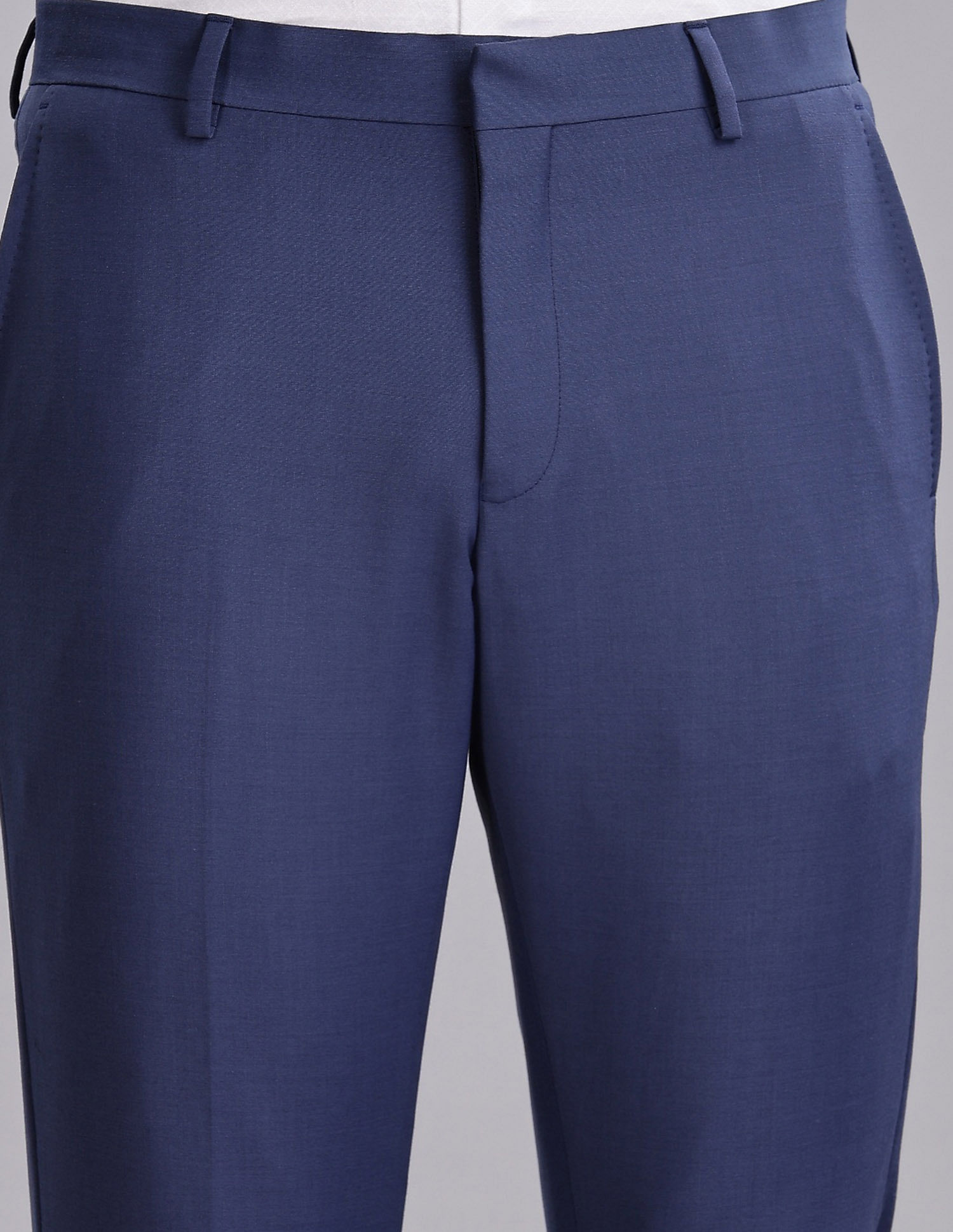 Tommy Hilfiger Regular-Fit Solid Mid Rise Trousers