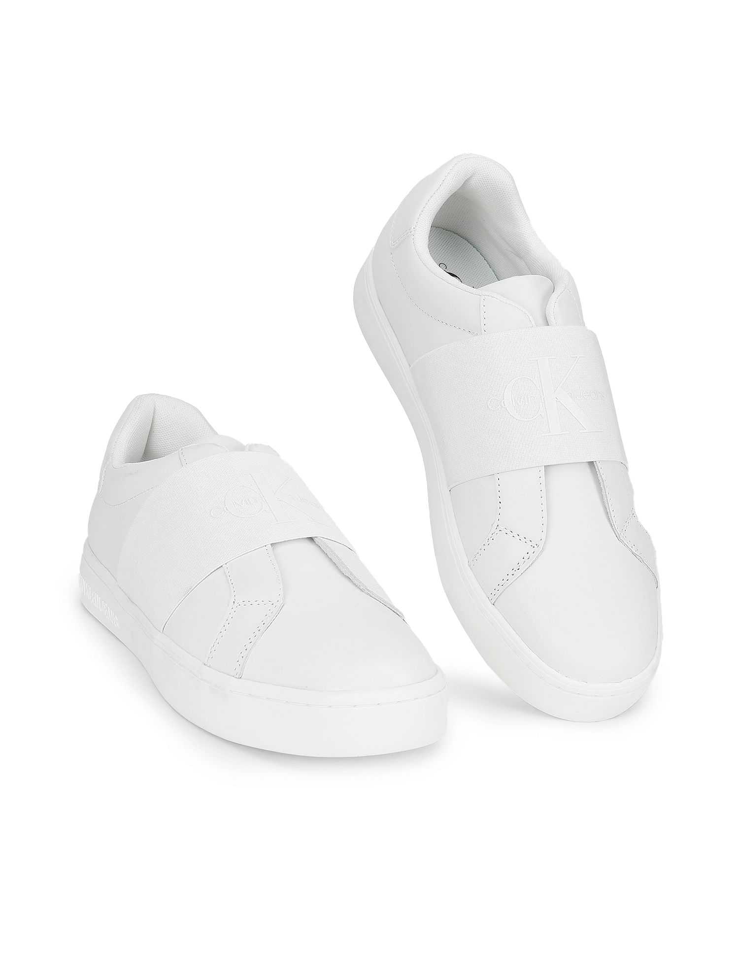 Calvin klein slip on trainers on sale