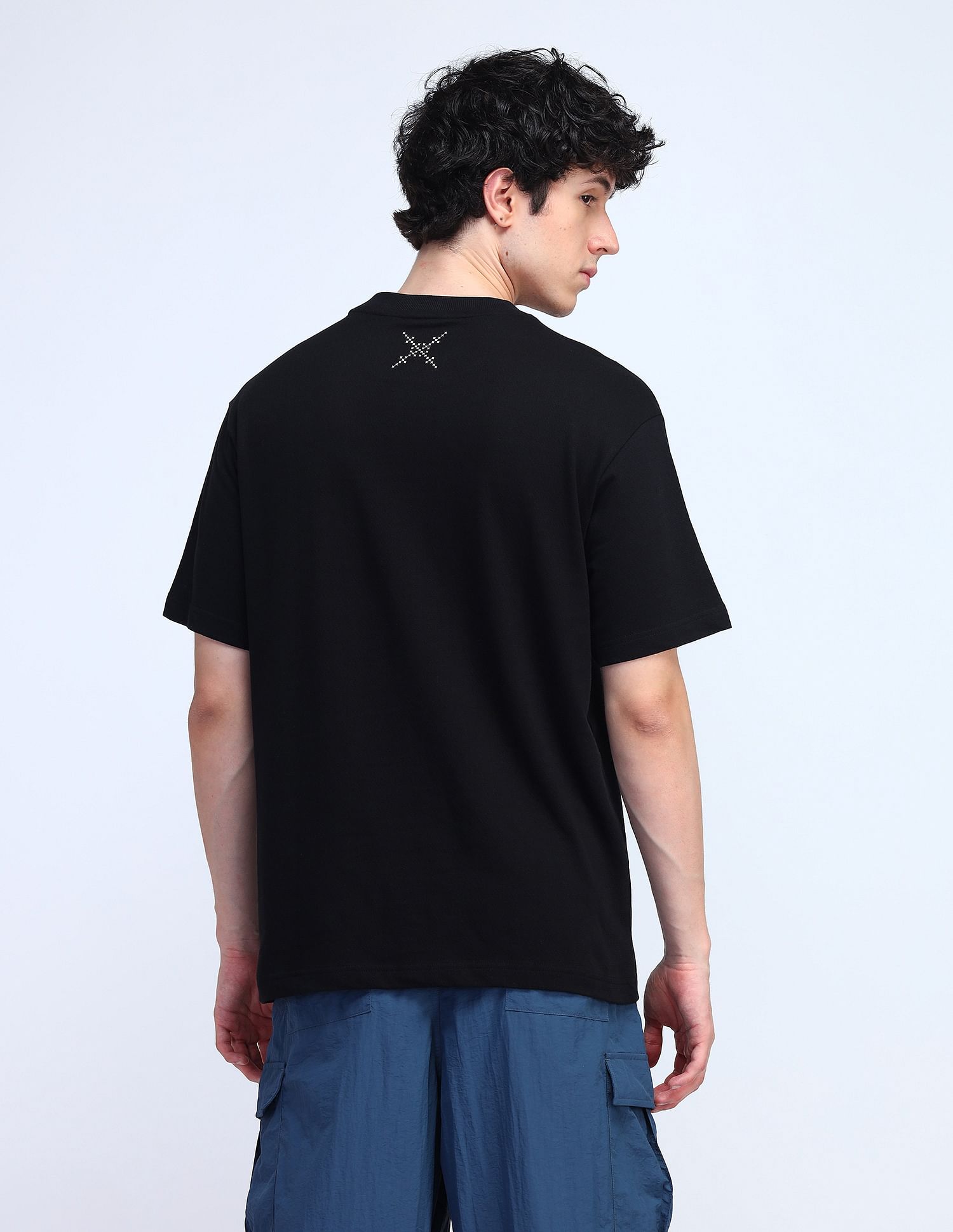 Flying Machine Graphic Printed Cotton Polo Shirts