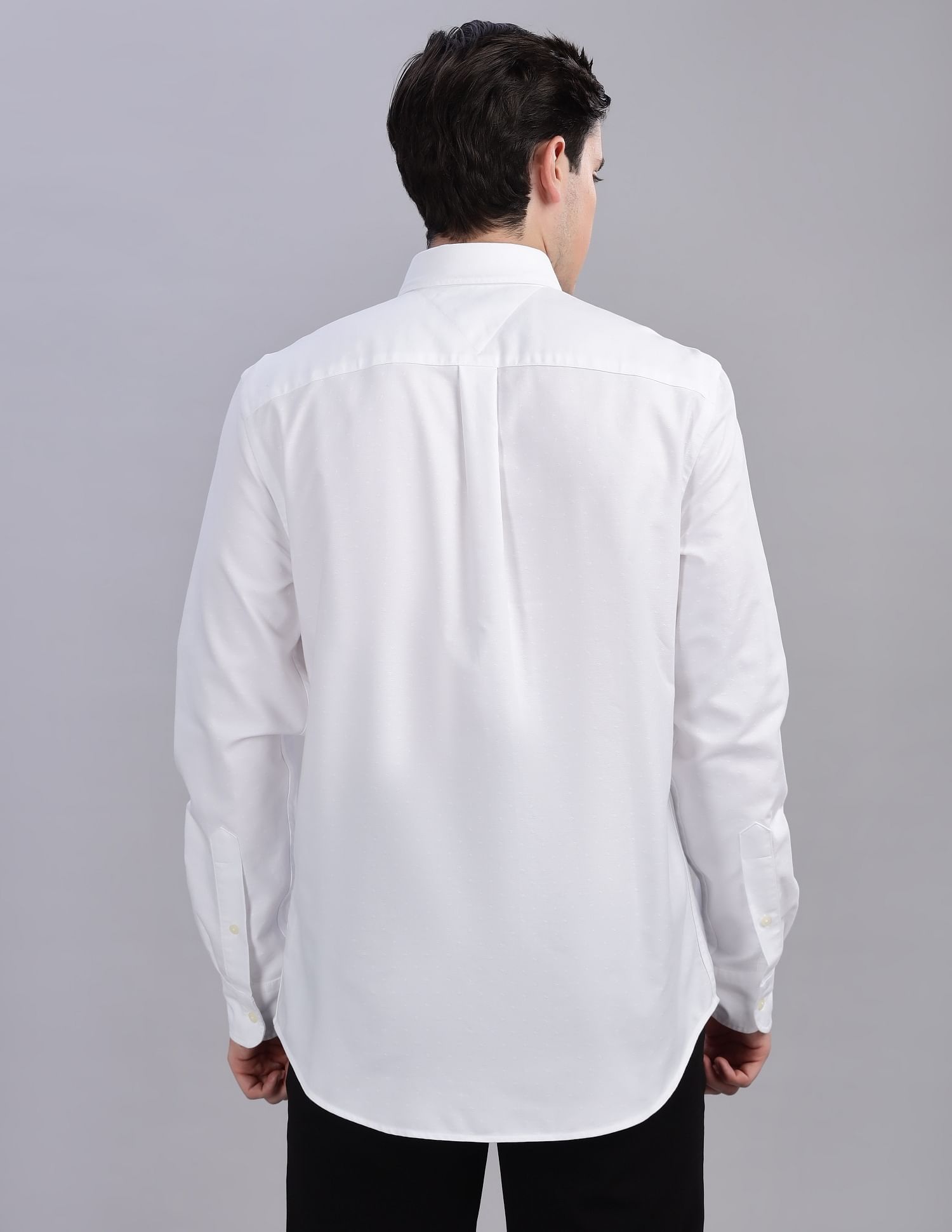 Tommy Hilfiger Solid Regular-Fit Oxford Woven Shirt