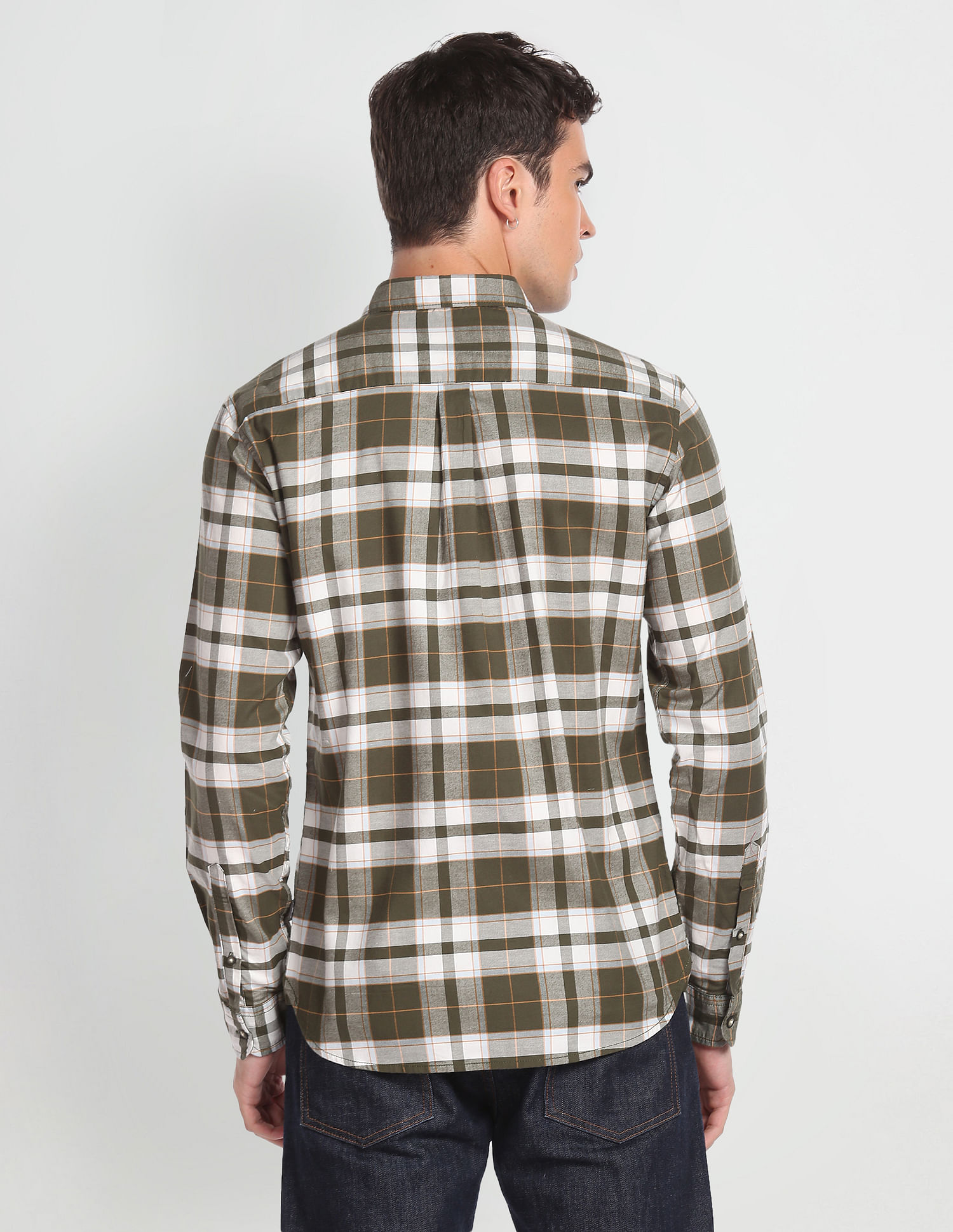 Flying Machine Tartan Check Slim Shirt