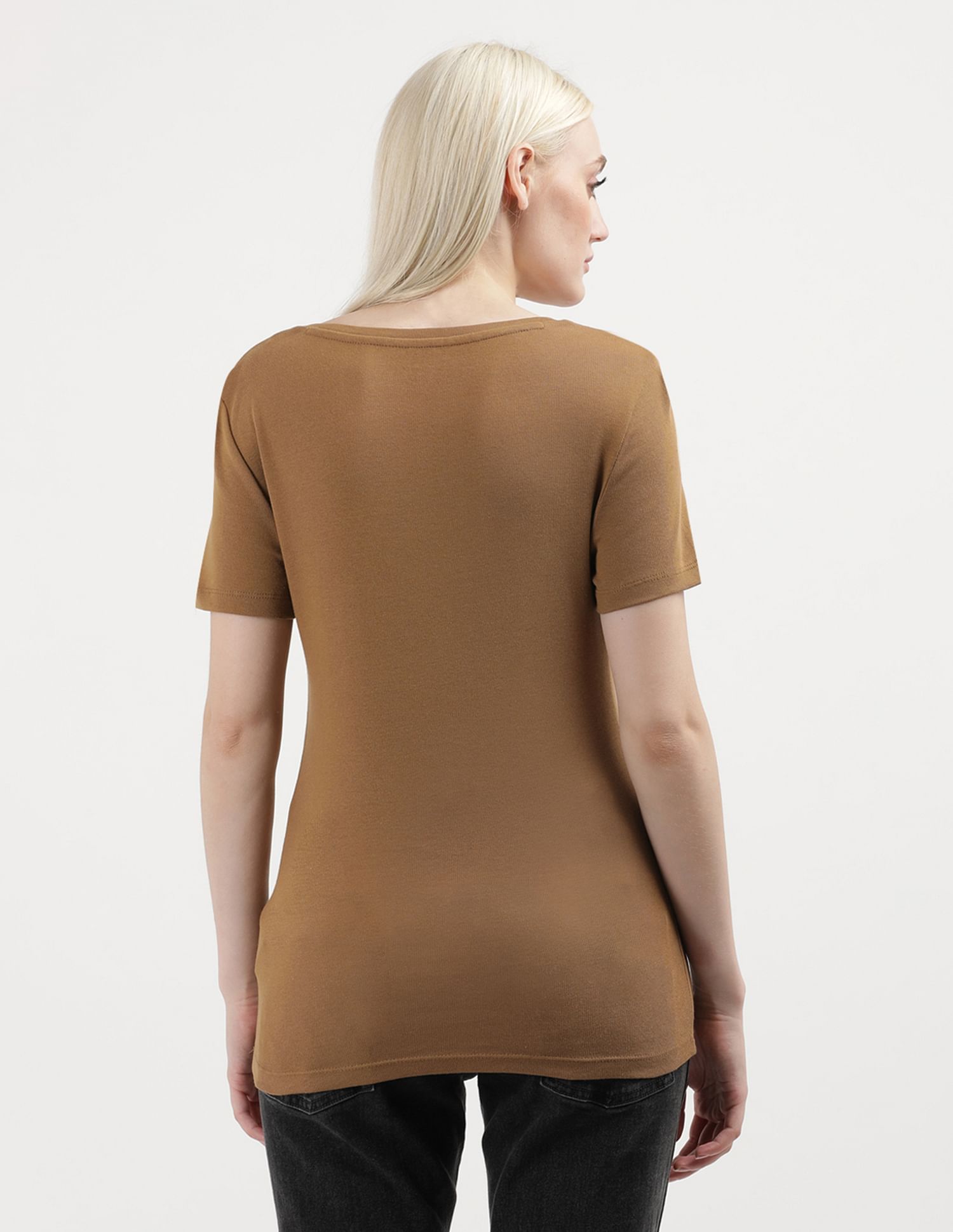 Tommy Hilfiger Solid V-Neck T-Shirt