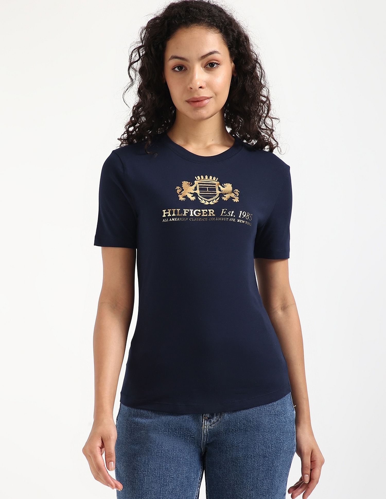 Tommy Hilfiger Logo Regular-Fit Cotton T-Shirt