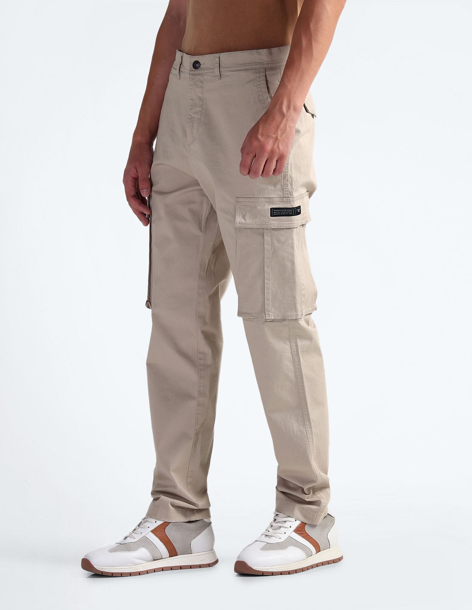 Flying Machine Solid Cargo Trousers
