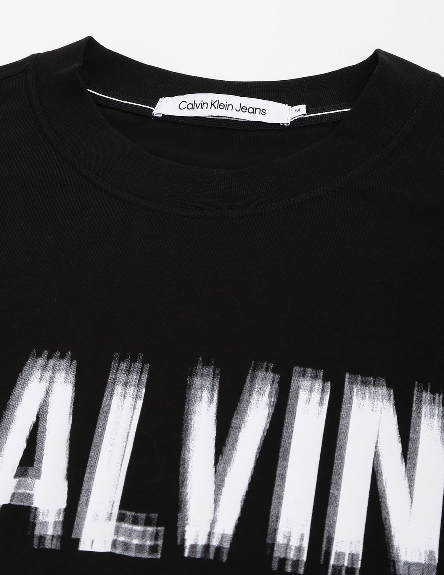 Calvin Klein Illusion Logo Print Relaxed T-Shirt