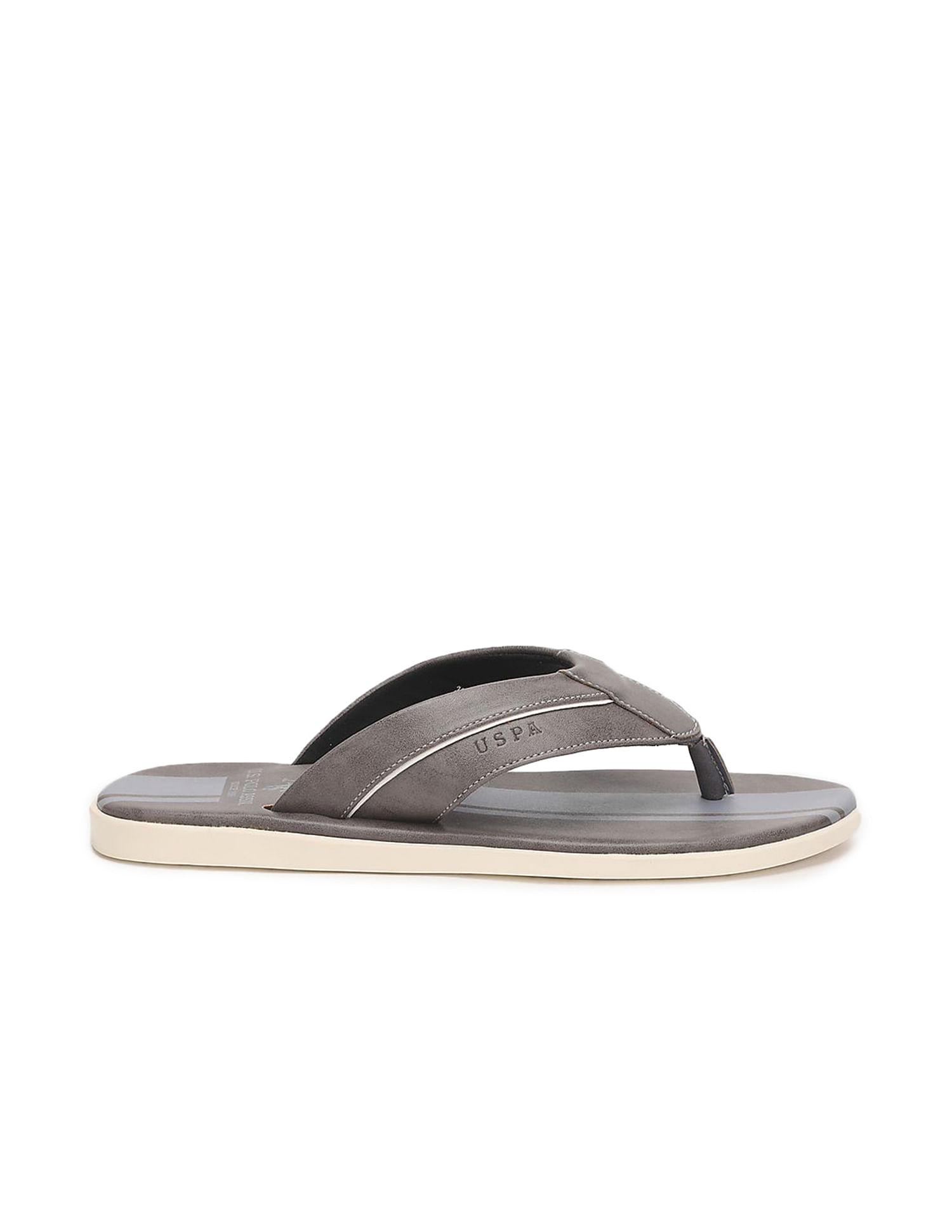 U.S. Polo Assn. Broad V-Strap Printed Non-Skid Codette Flip Flops