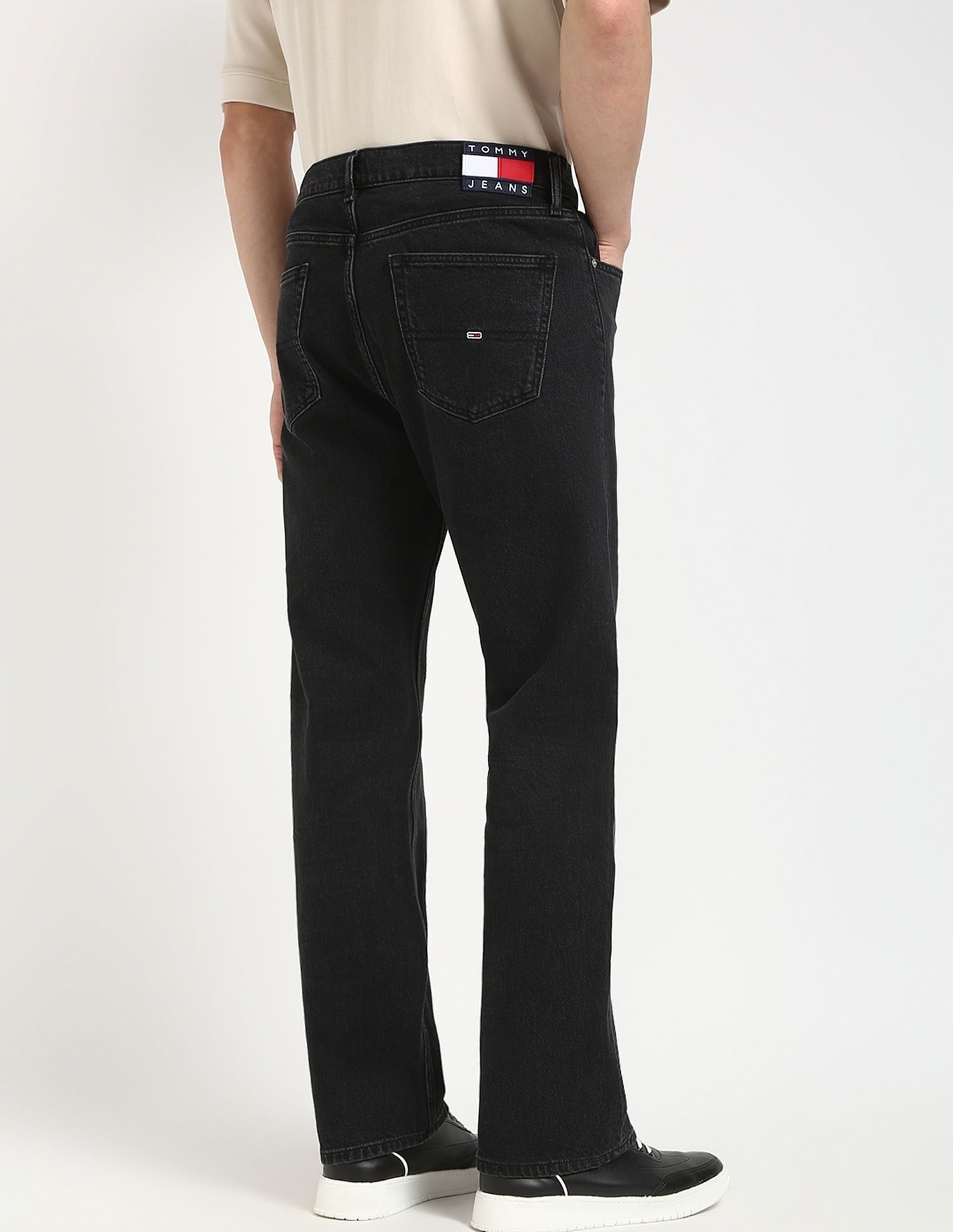 Tommy Hilfiger Rinse-Wash Regular-Fit Mid Rise Jeans