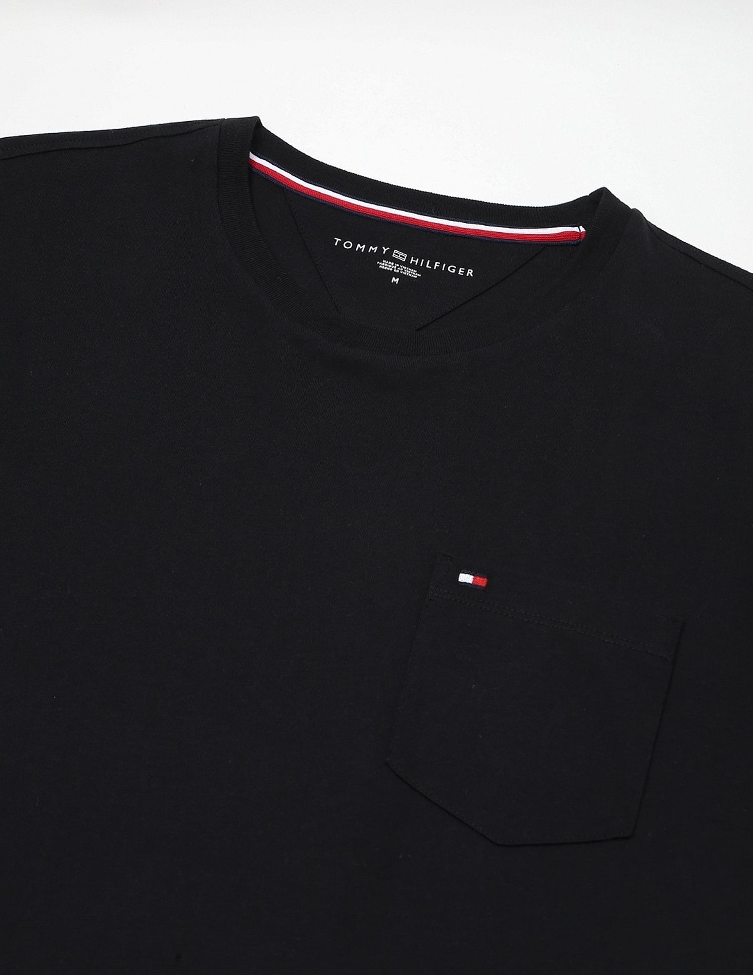 Tommy Hilfiger Solid Regular-Fit Cotton T-Shirt