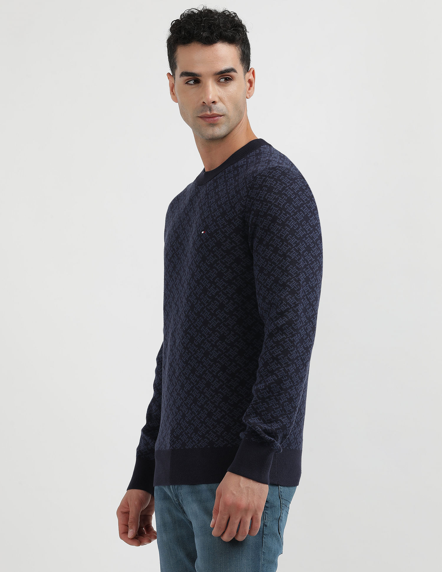 Tommy Hilfiger All Over Monogram Sweater