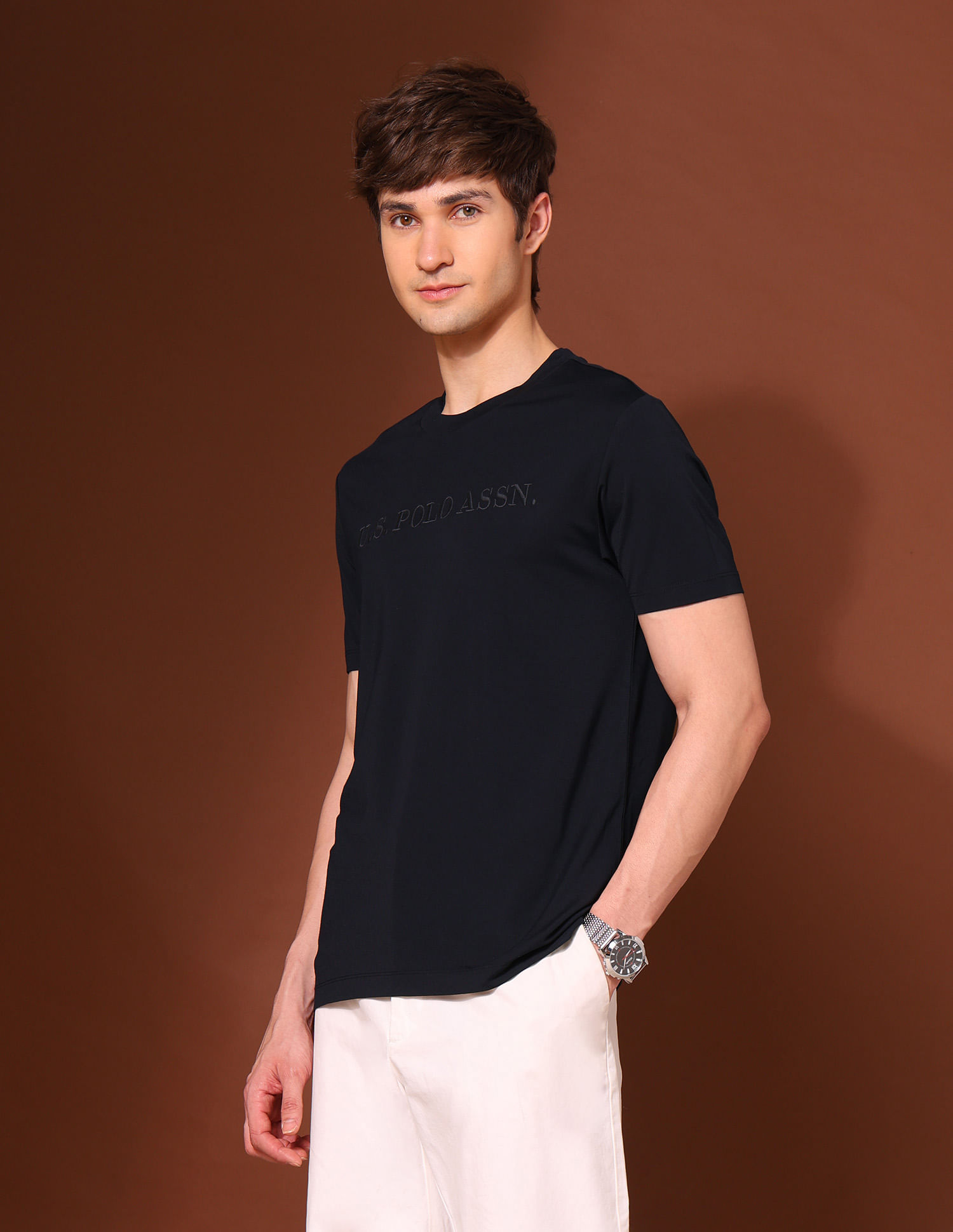 U.S. Polo Assn. Brand Embroidered Classic T-Shirt