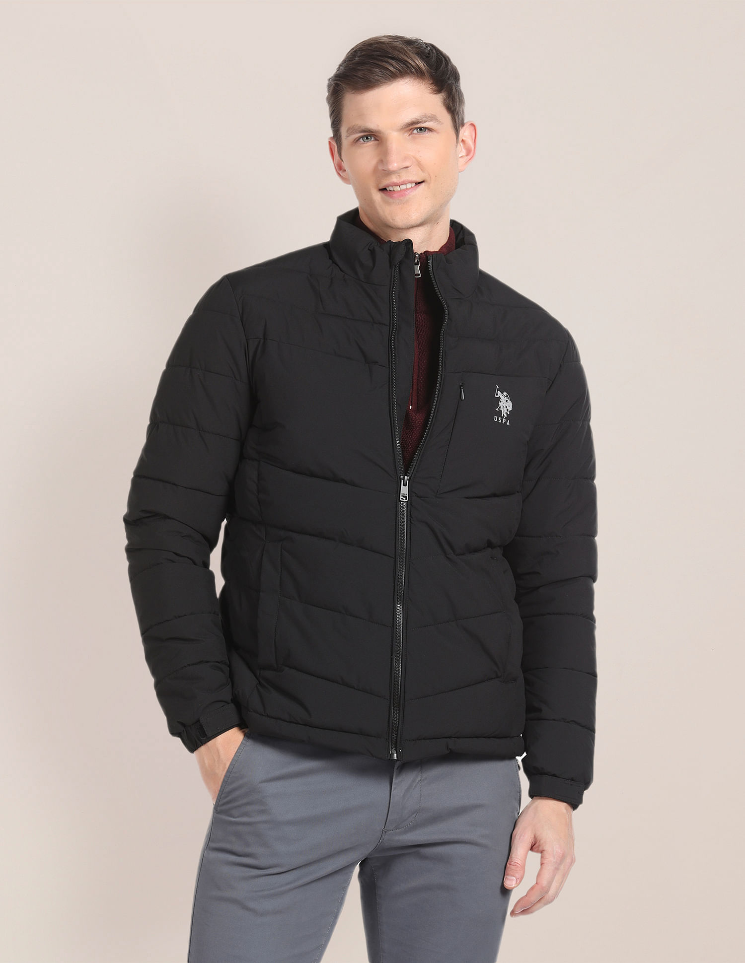 Buy U.S. Polo Assn. Concealed Hood Sleeveless Jacket - NNNOW.com