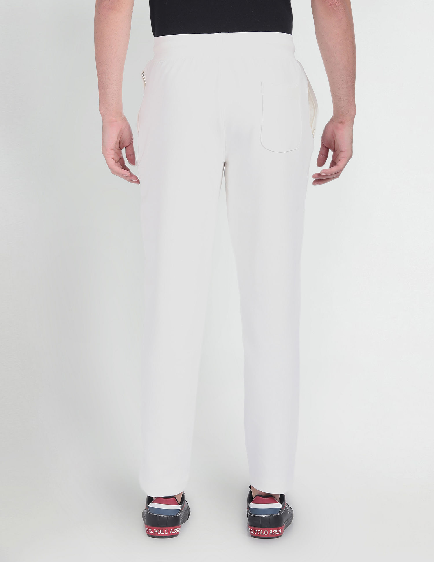 U.S. Polo Assn. Denim Co. Drawstring Waist Solid Track Pant