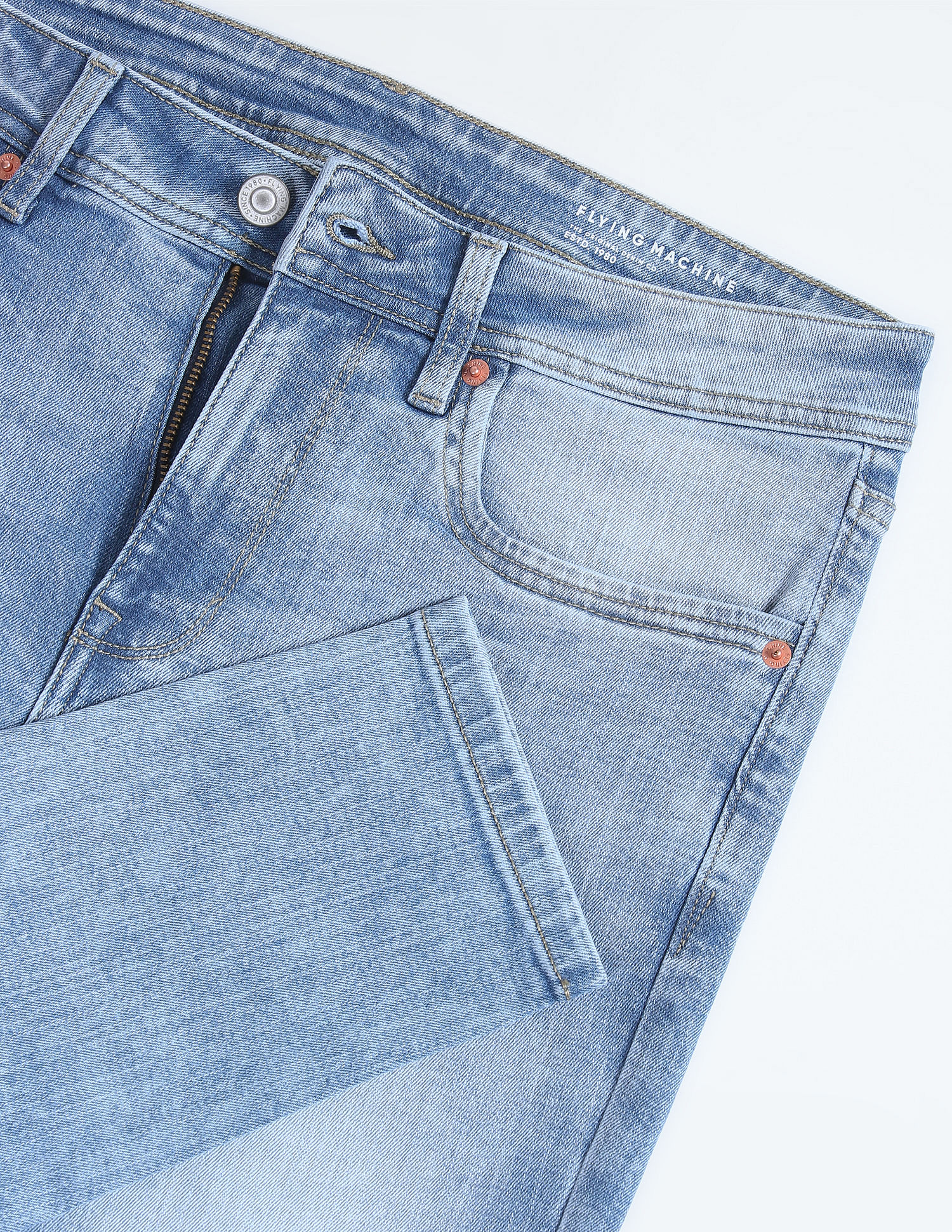 Flying Machine Morrison Skinny Cropped Jeans