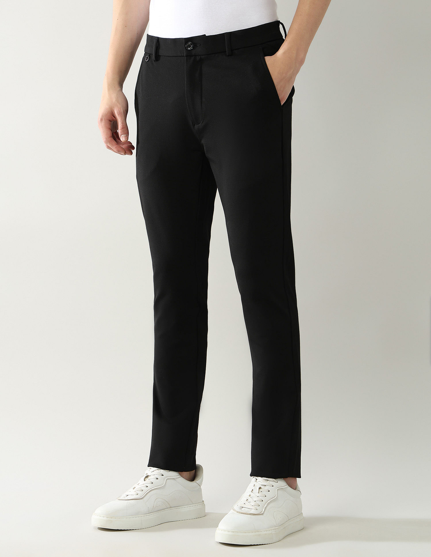 Arrow Sport Slim Fit Knitted Autoflex Trousers