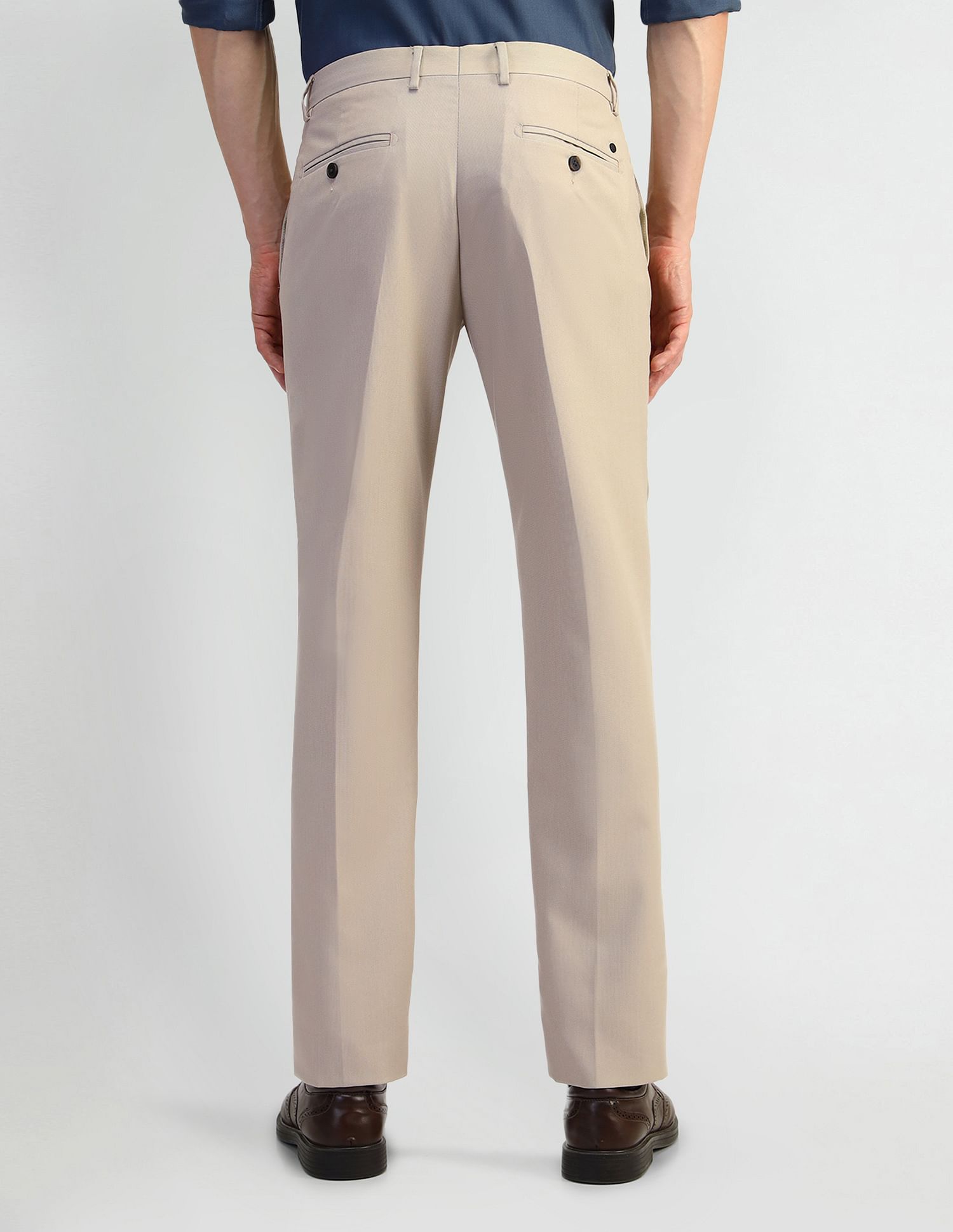 Arrow Mid Rise Tapered Fit Trousers