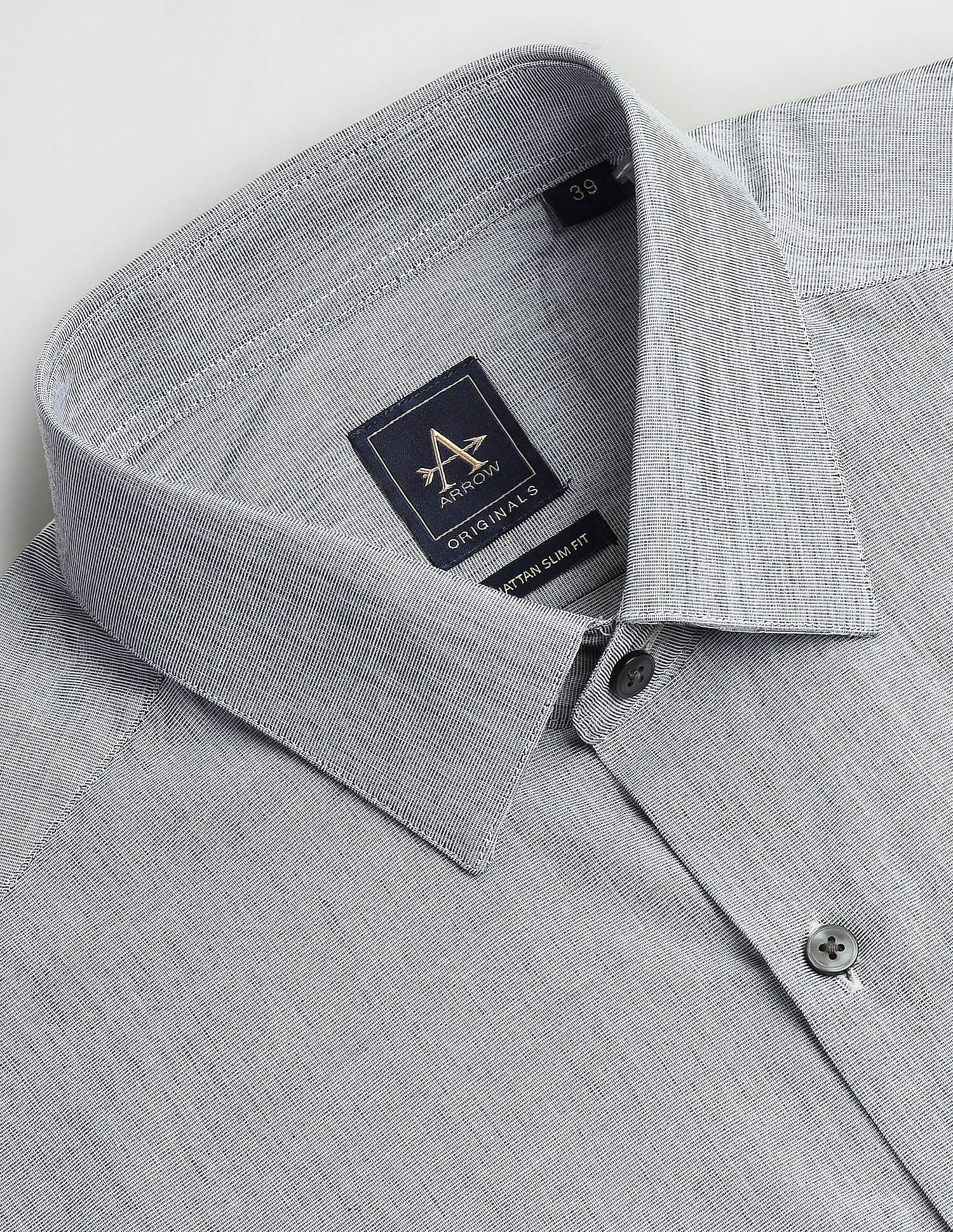Arrow Manhattan Slim Fit Dobby Shirt