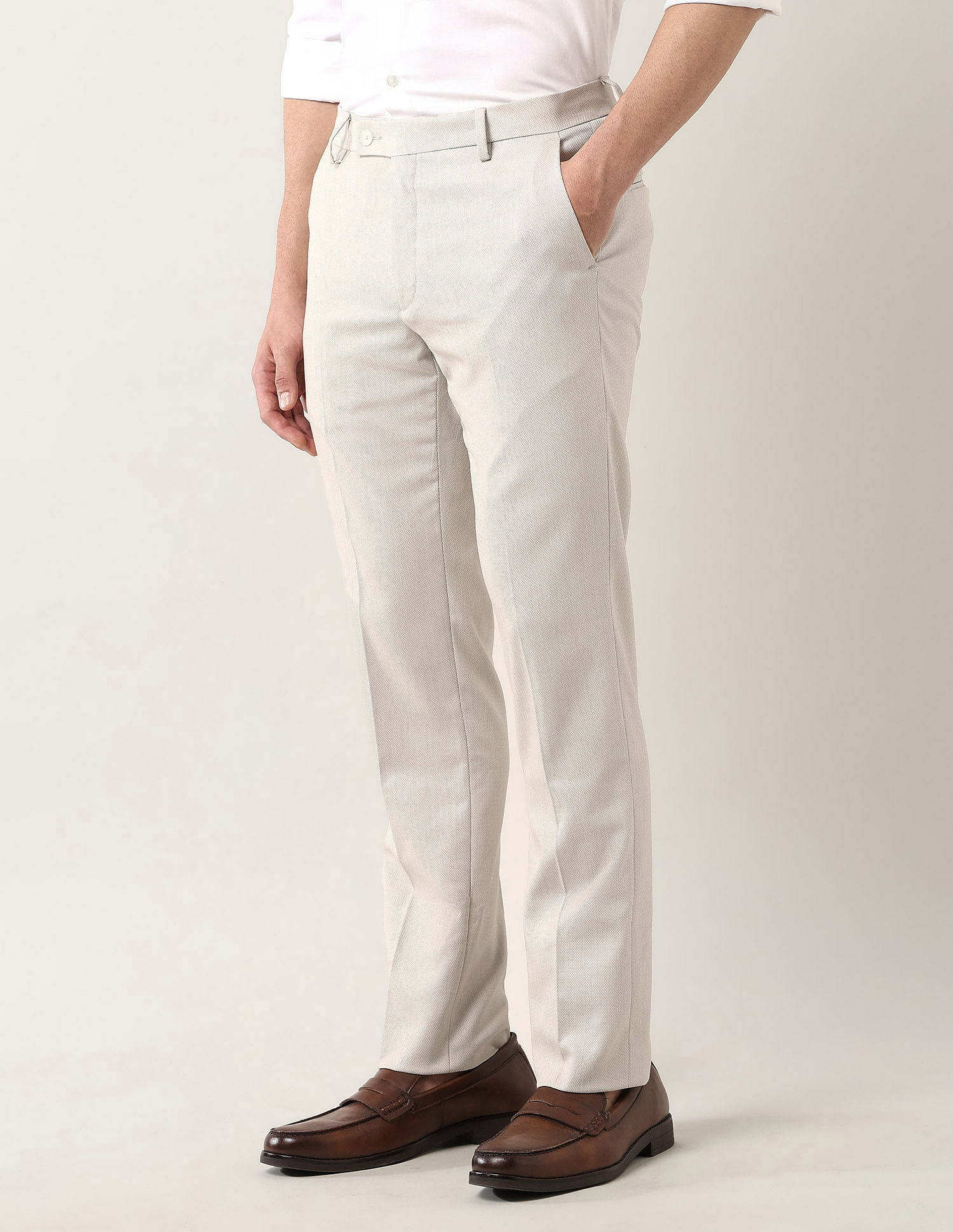 Arrow Textured Dobby Trousers