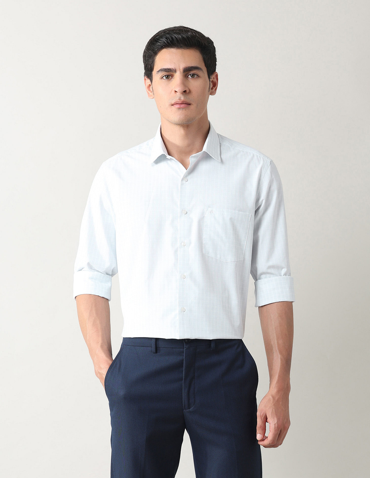 Arrow Graph Checked Liberty Classic Fit Shirt