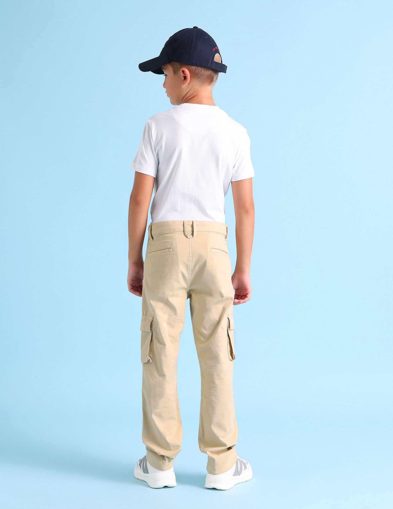 U.S. Polo Assn. Kids Boys Ribstop Cargo Trousers