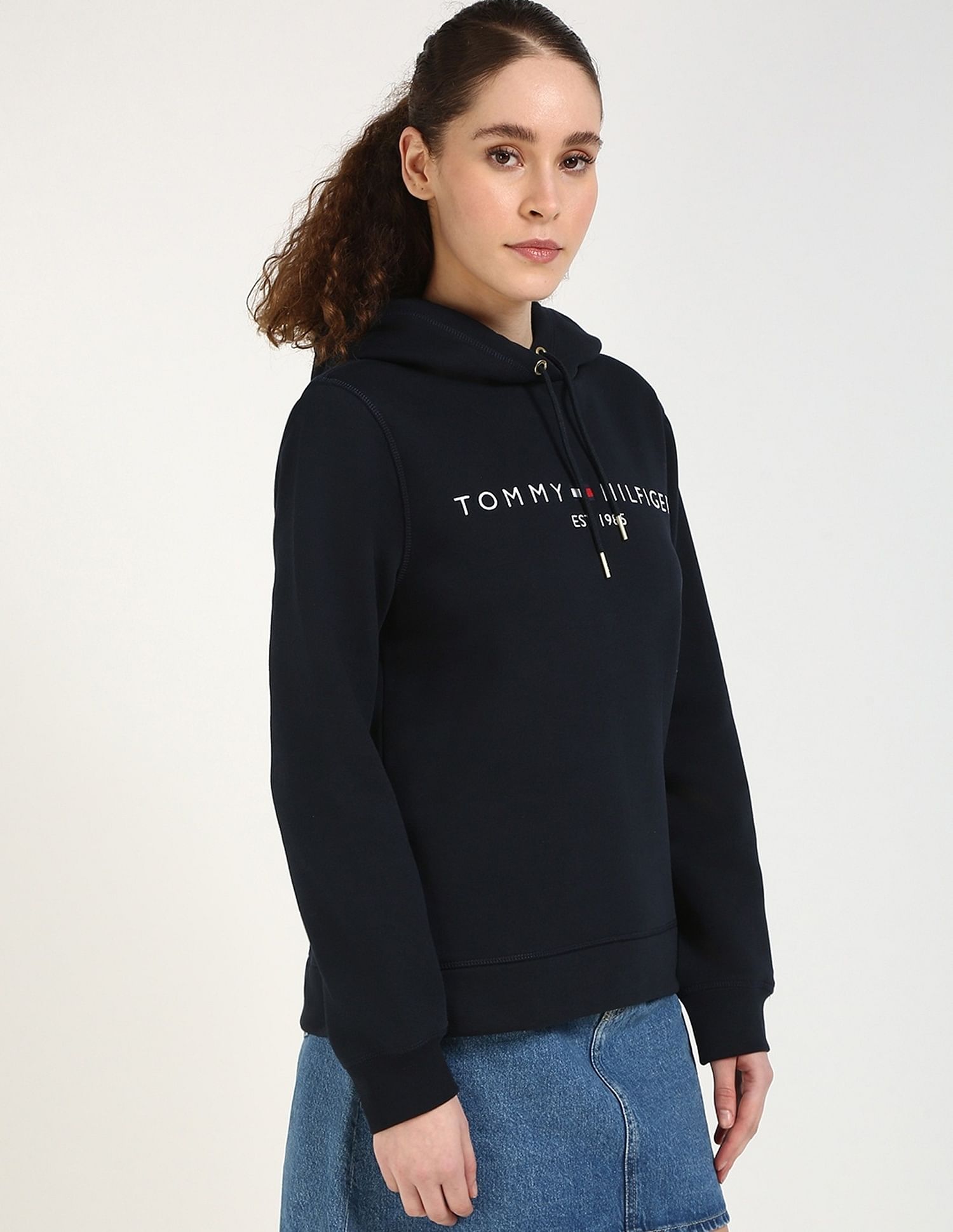 Tommy Hilfiger Regular-Fit Cotton Hooded Neck Sweatshirt