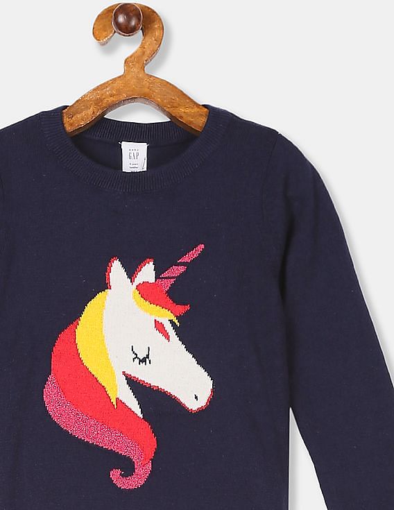 Baju sweater unicorn best sale