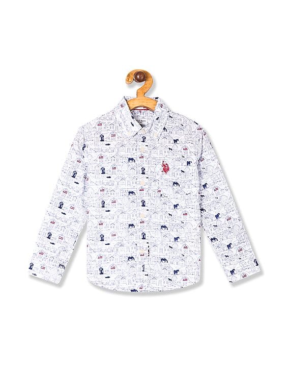 boys polo button down