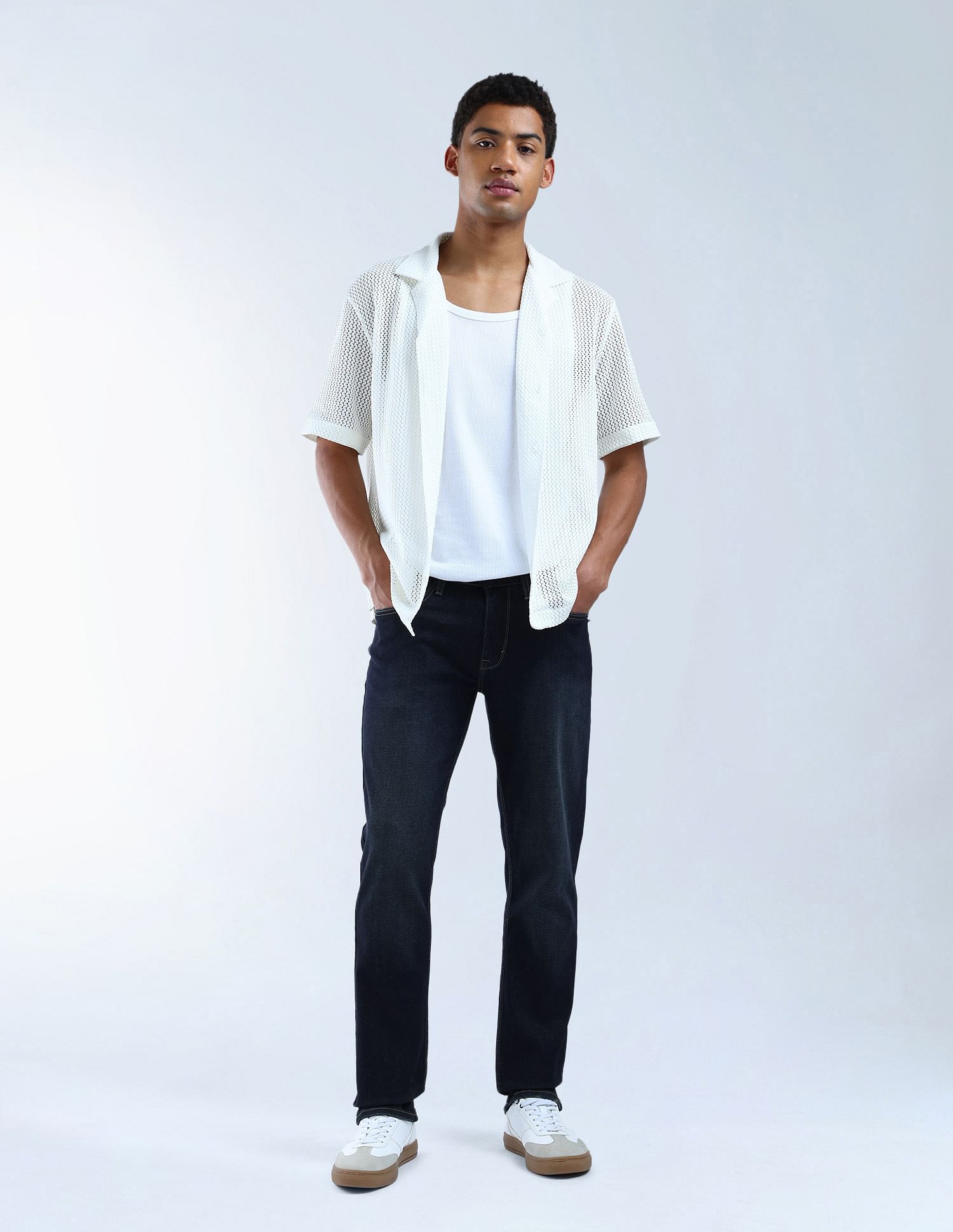 Flying Machine Freddie Slim Straight Fit Mrtf Jeans