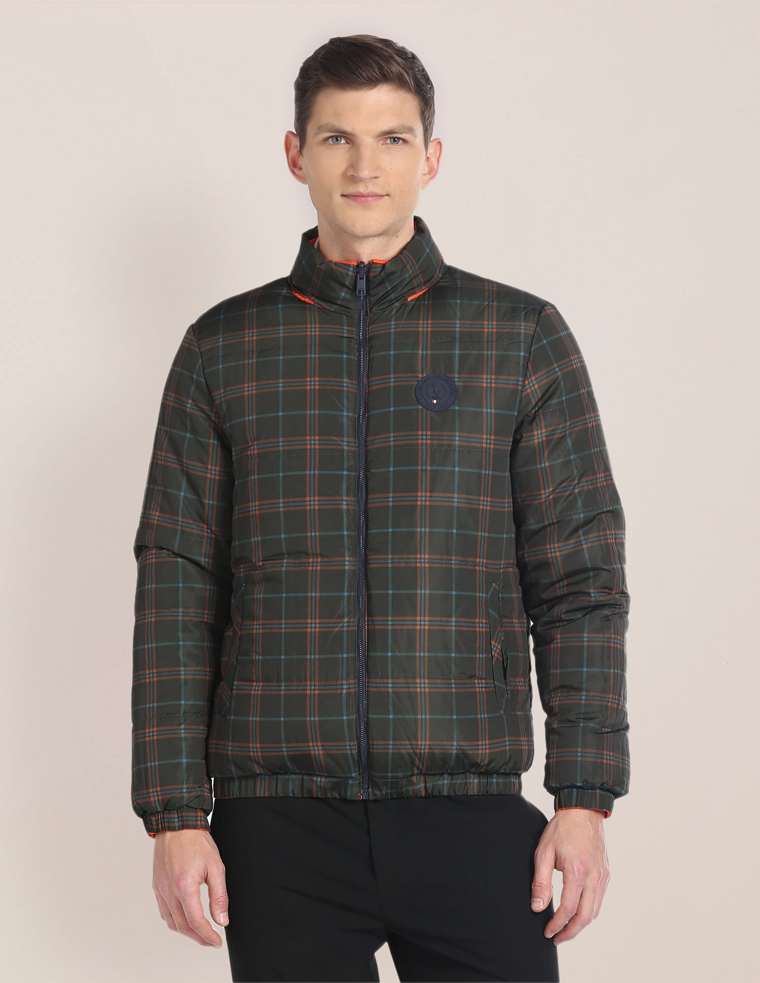 U.S. Polo Assn. Concealed Hood Reversible Jacket
