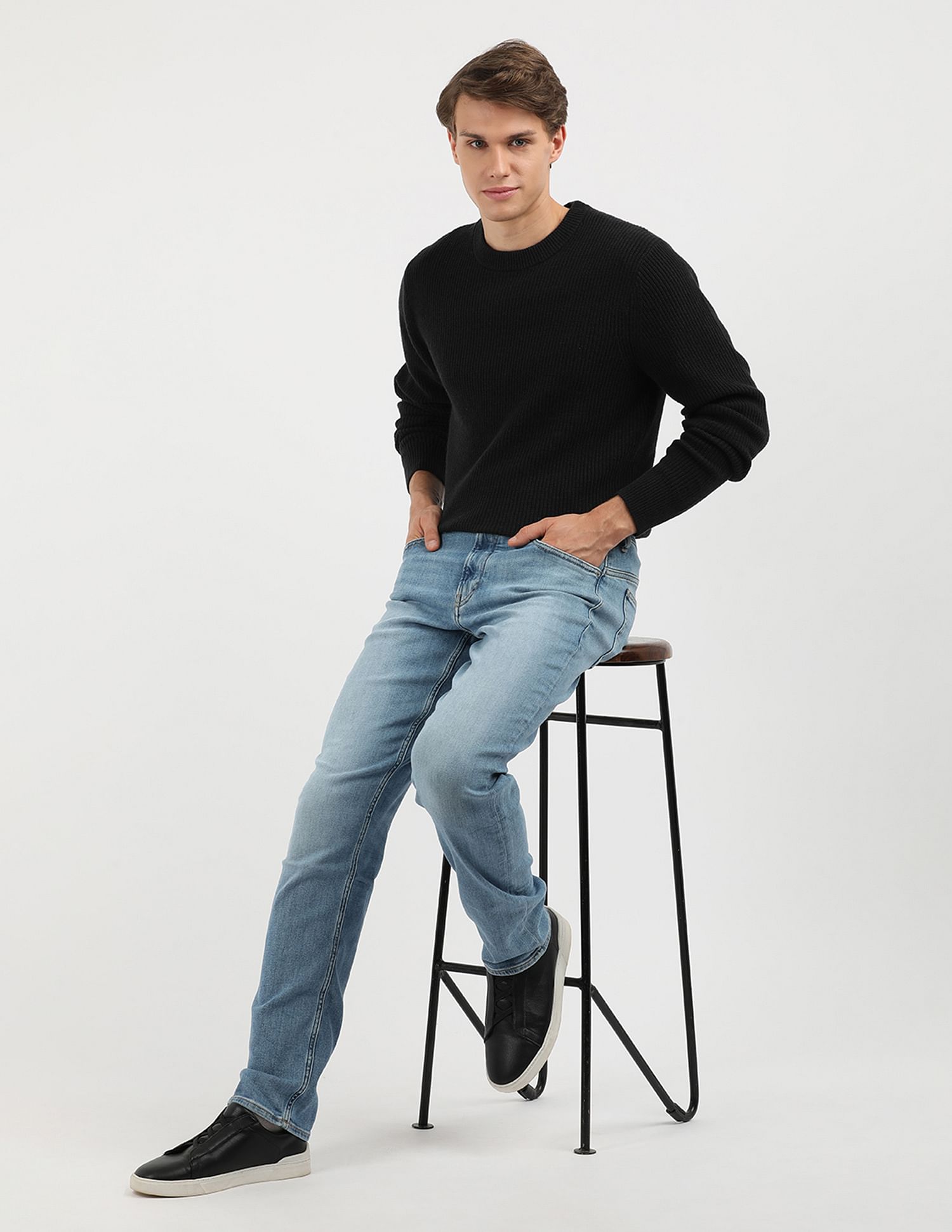 Calvin Klein Jeans Tech Merino Rib Solid Sweater