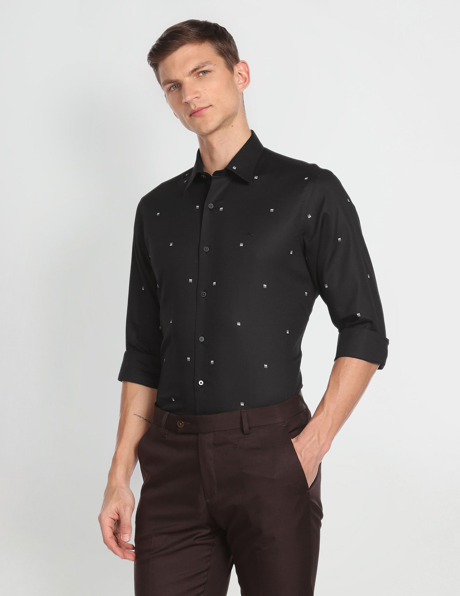 Arrow Newyork Dobby Cotton Formal Shirt