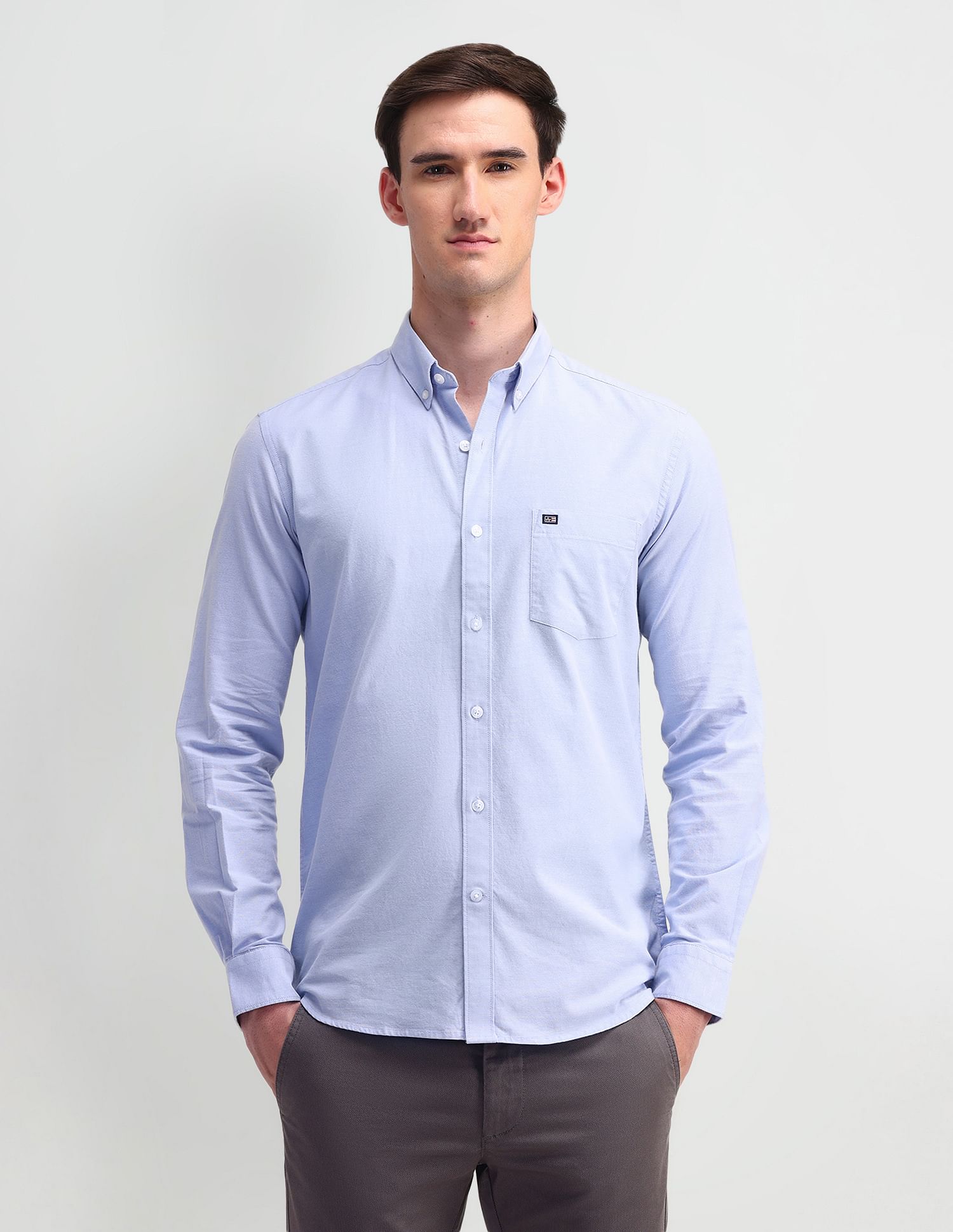 Arrow Sport Slim Fit Oxford Shirt