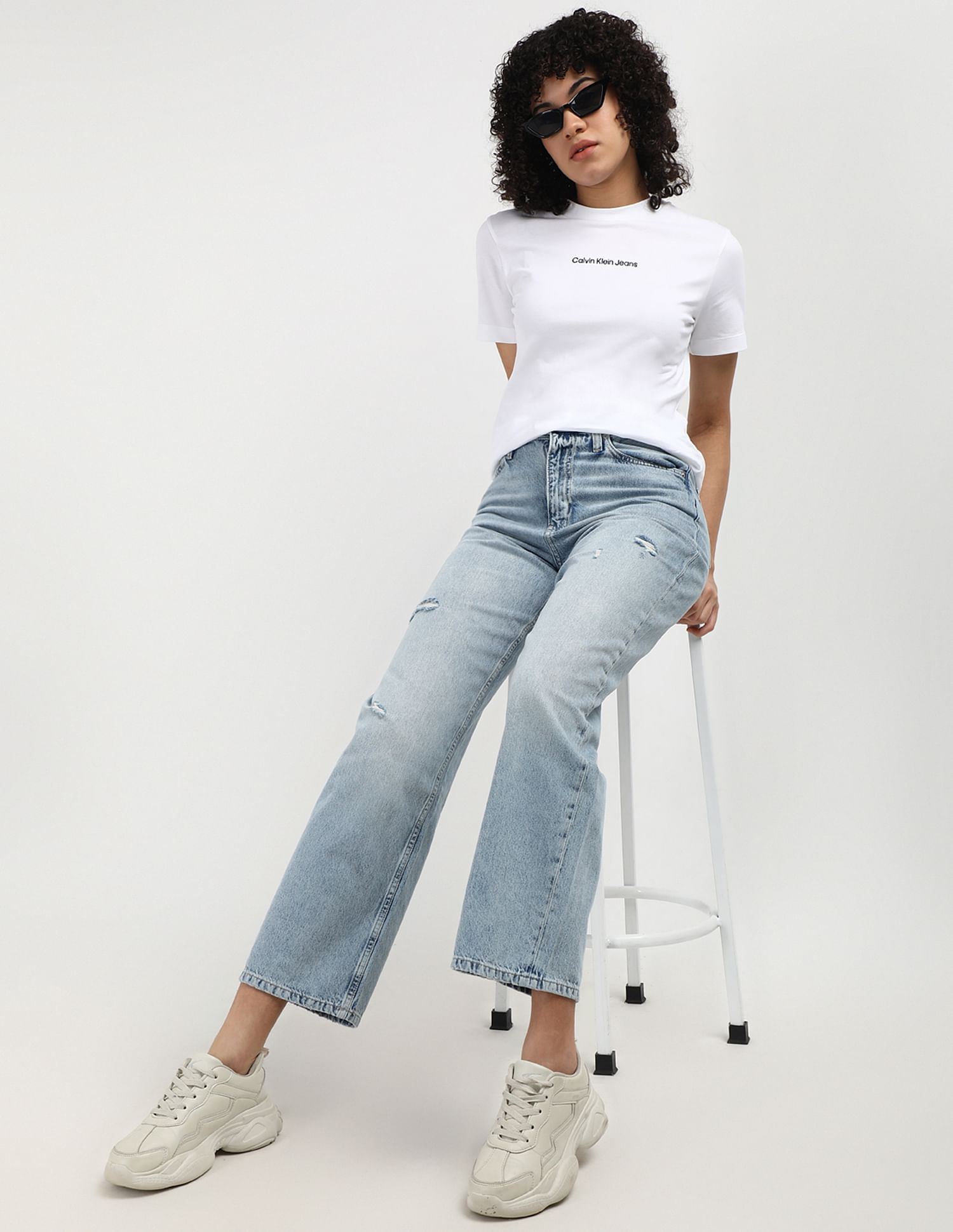 Calvin Klein Jeans High Rise 90's Straight Jeans