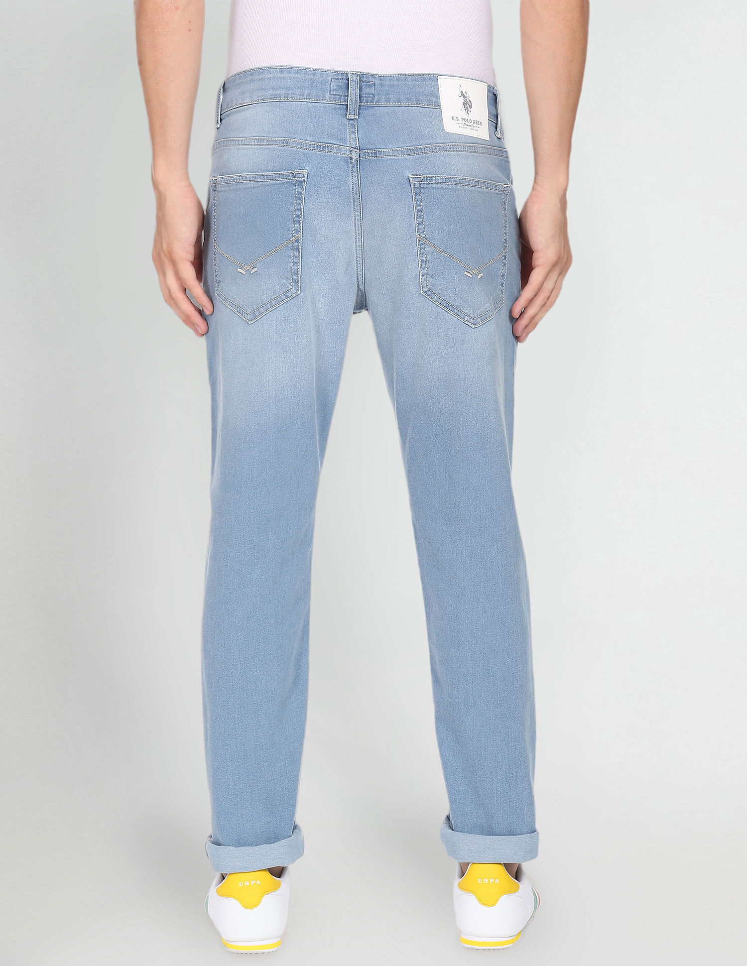 U.S. Polo Assn. Denim Co. Brandon Slim Tapered Fit Blue Jeans