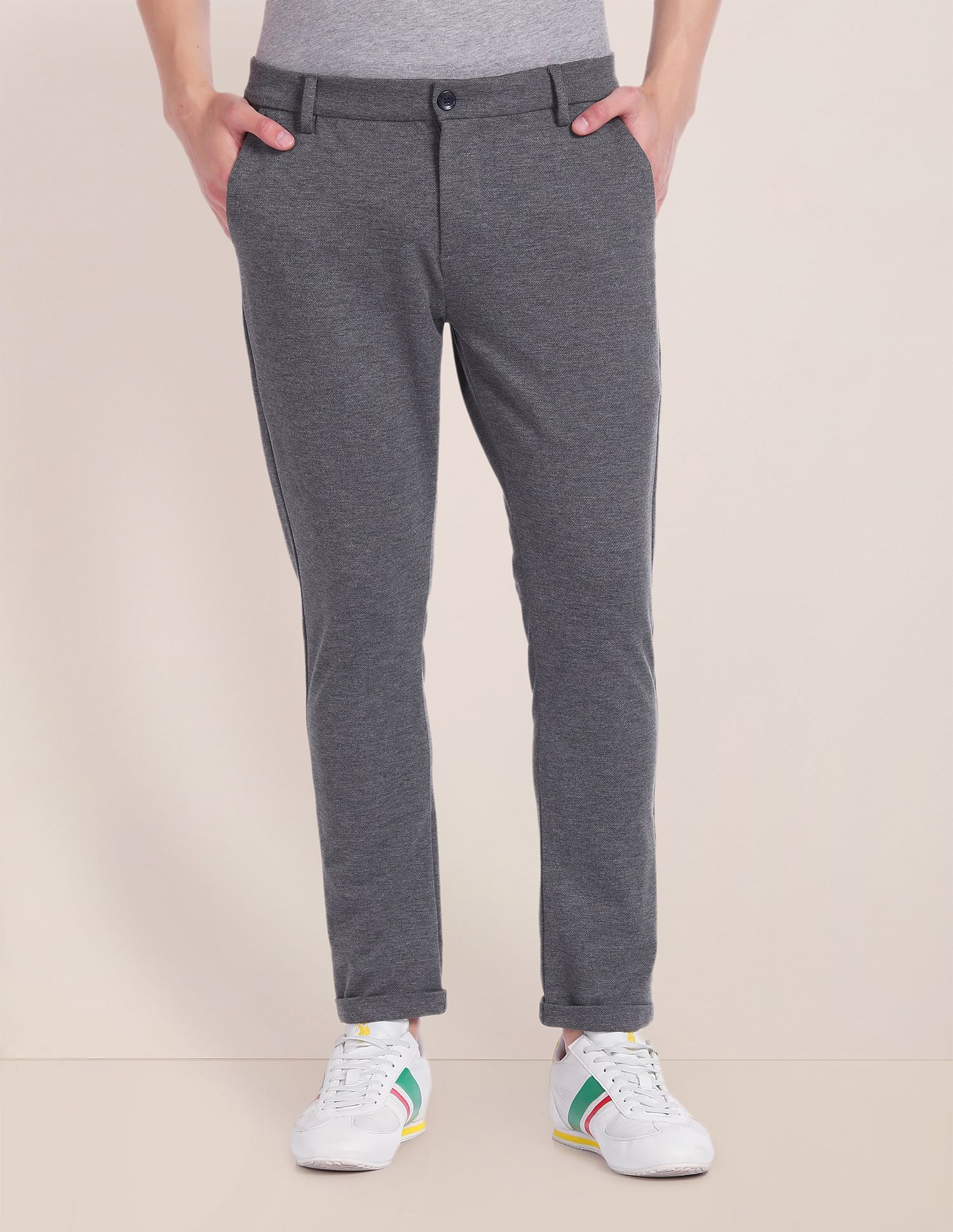 U.S. Polo Assn. Henry Tapered Cropped Fit Knit Trousers