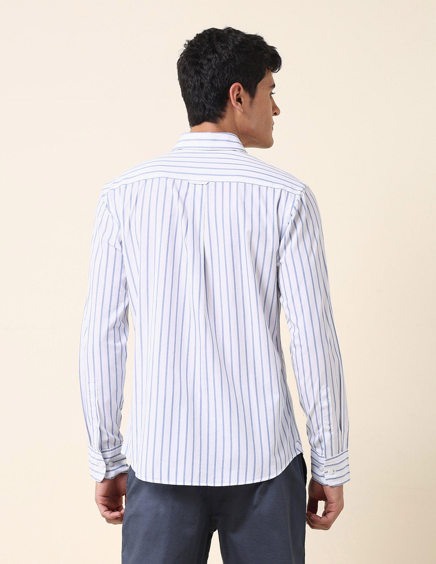 U.S. Polo Assn. Vertical Striped Tailored Fit Shirt