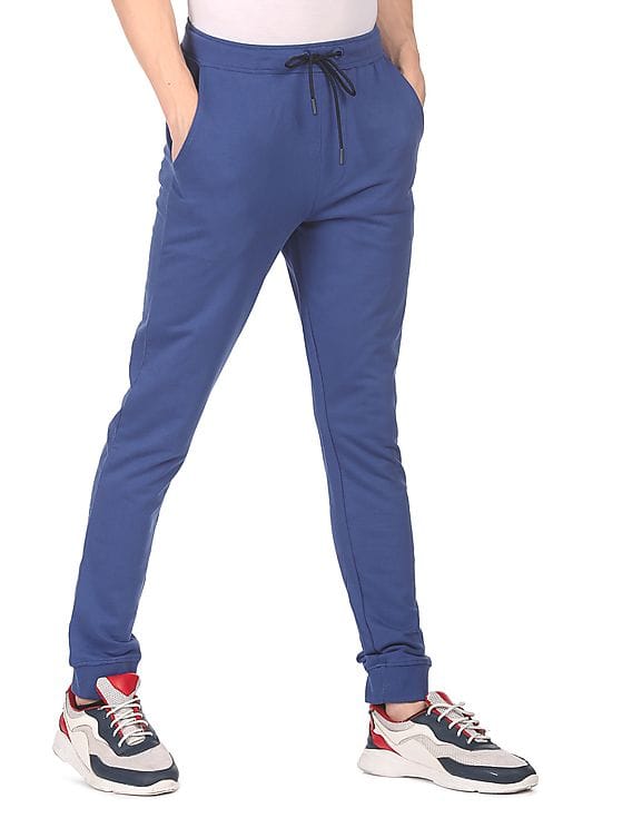 Buy Arrow Elasticized Waist Solid Track Pants - NNNOW.com