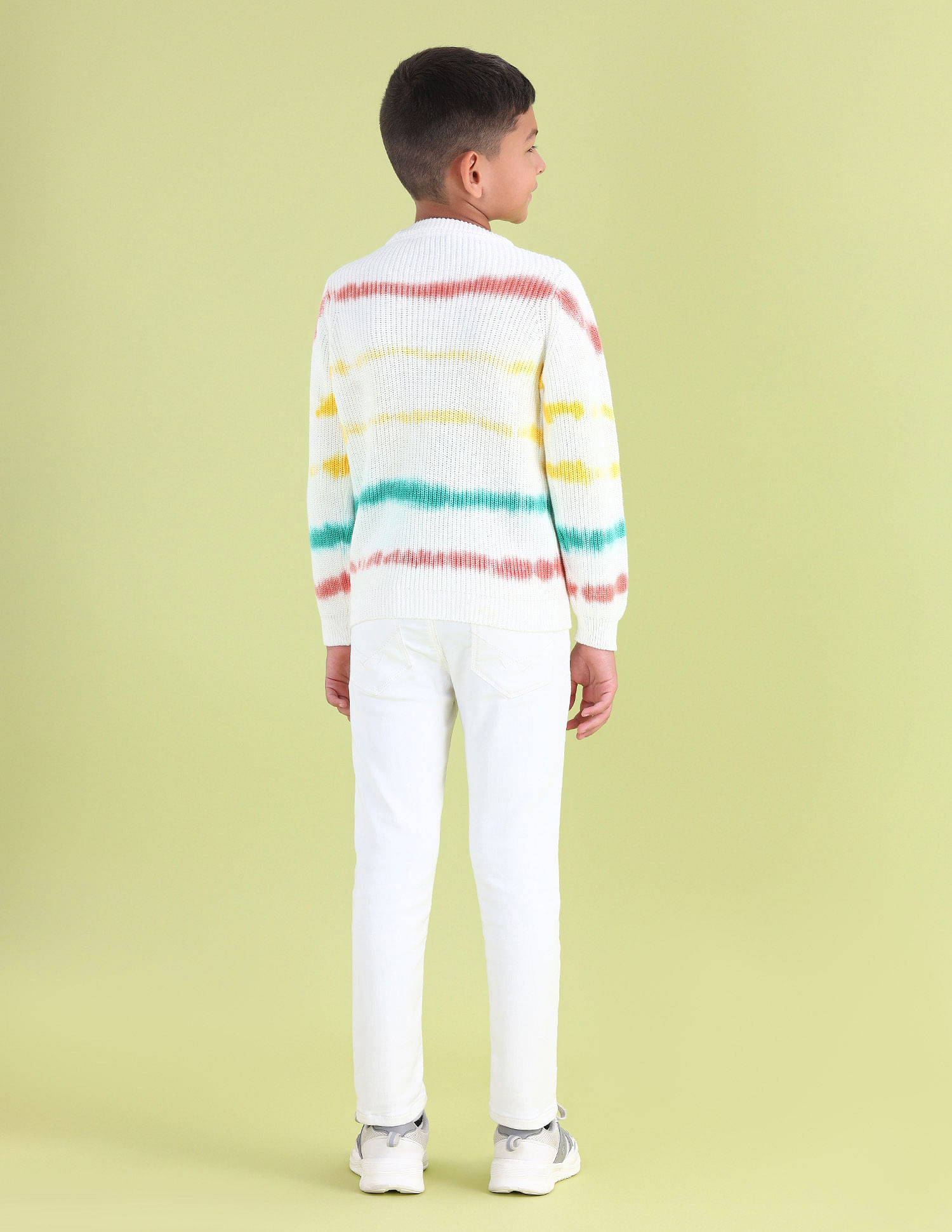 U.S. Polo Assn. Kids Boys Dyed Striped Sweater
