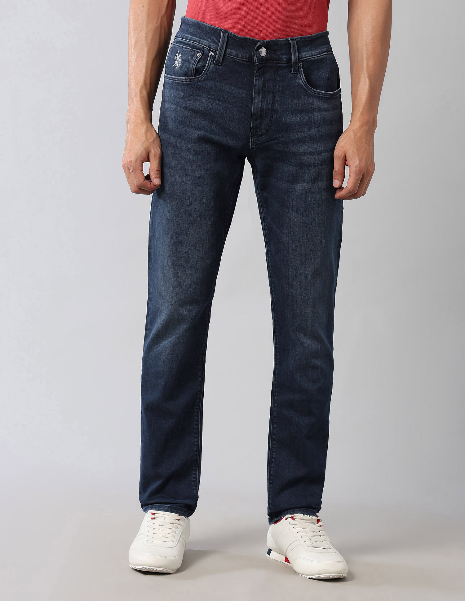 U.S. Polo Assn. Denim Co. Brandon Slim Tapered Fit Blue Jeans