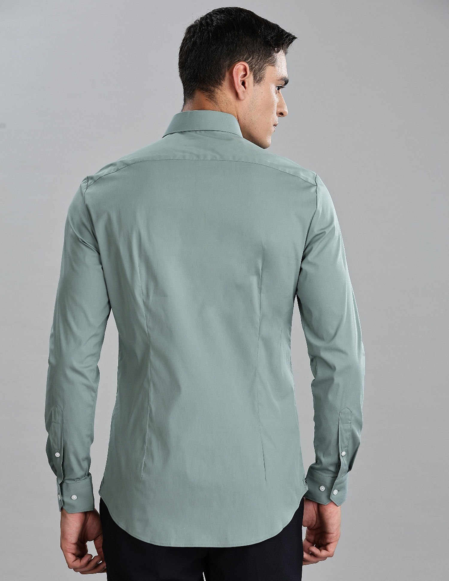 Tommy Hilfiger Solid Slim Fit Plain Woven Shirt