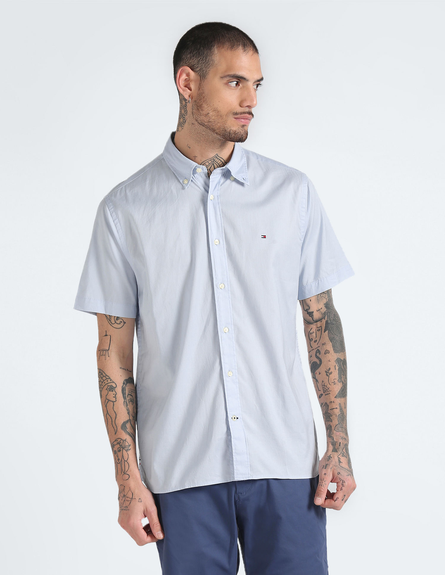Tommy Hilfiger Flex Regular Fit Poplin Shirt