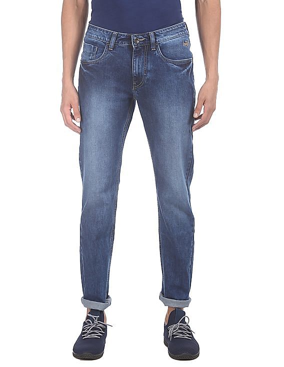 Flying Machine Jackson Skinny Fit Washed Cotton Stretch Jeans
