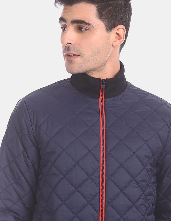 long sleeve quilted jacket