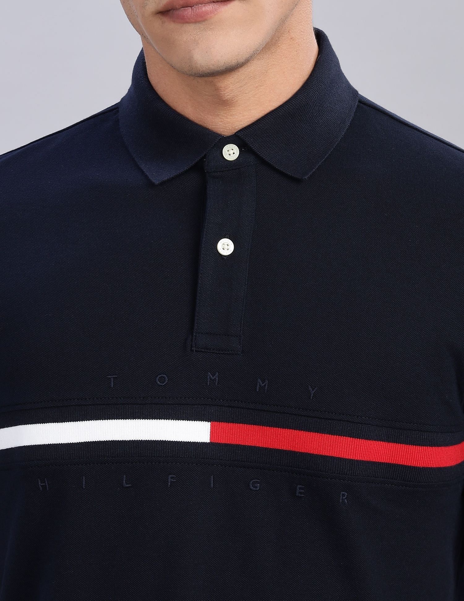 Tommy Hilfiger Printed Regular-Fit Cotton Polo Shirts
