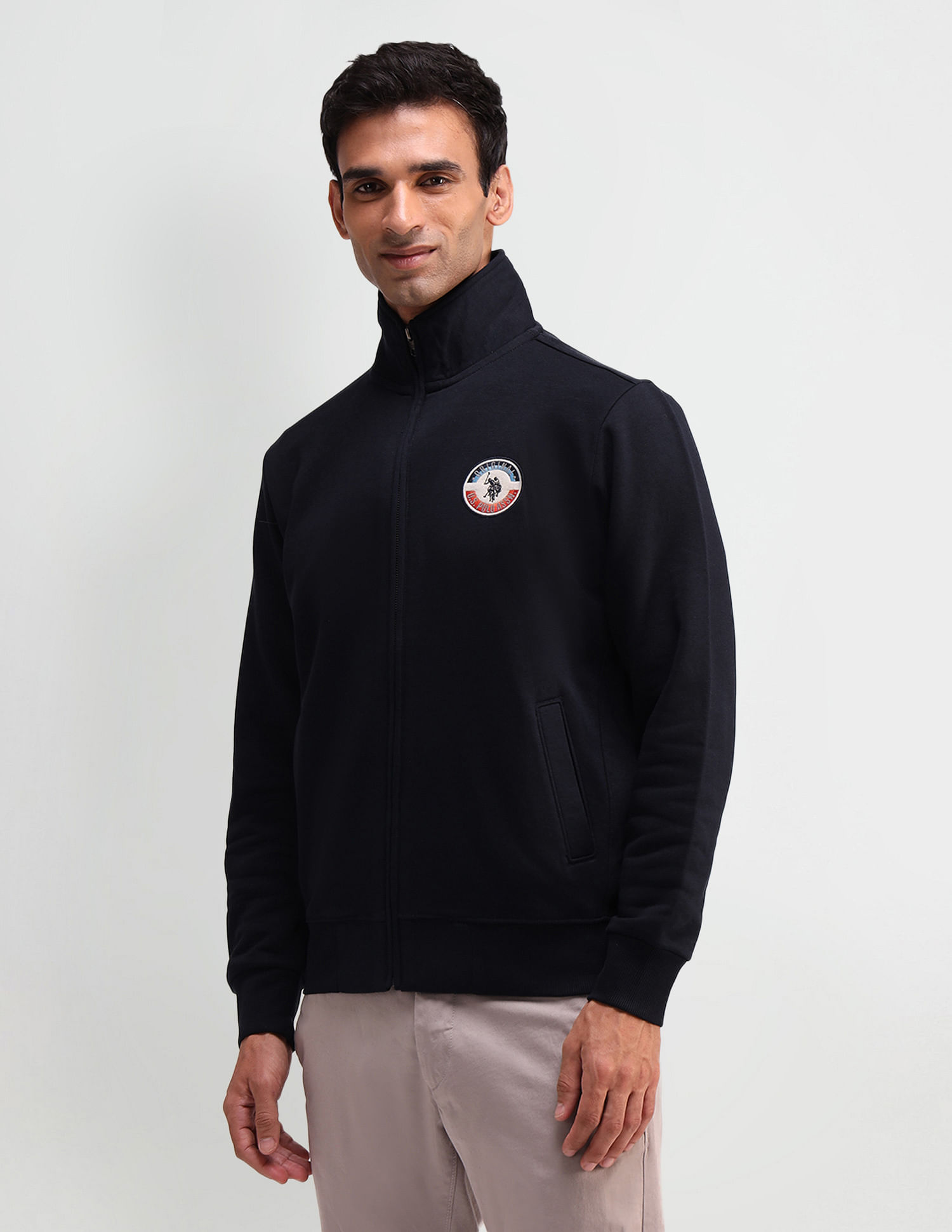 U.S. Polo Assn. Denim Co. Solid Regular Fit Sweatshirt