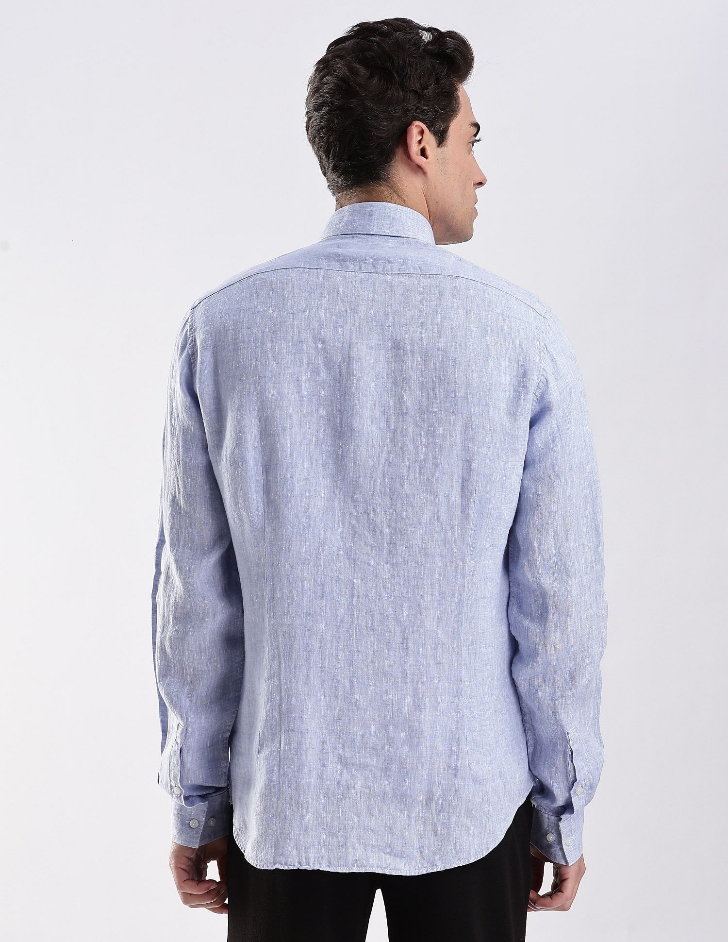 Calvin Klein Jeans Textured Slim Fit Plain Woven Shirt