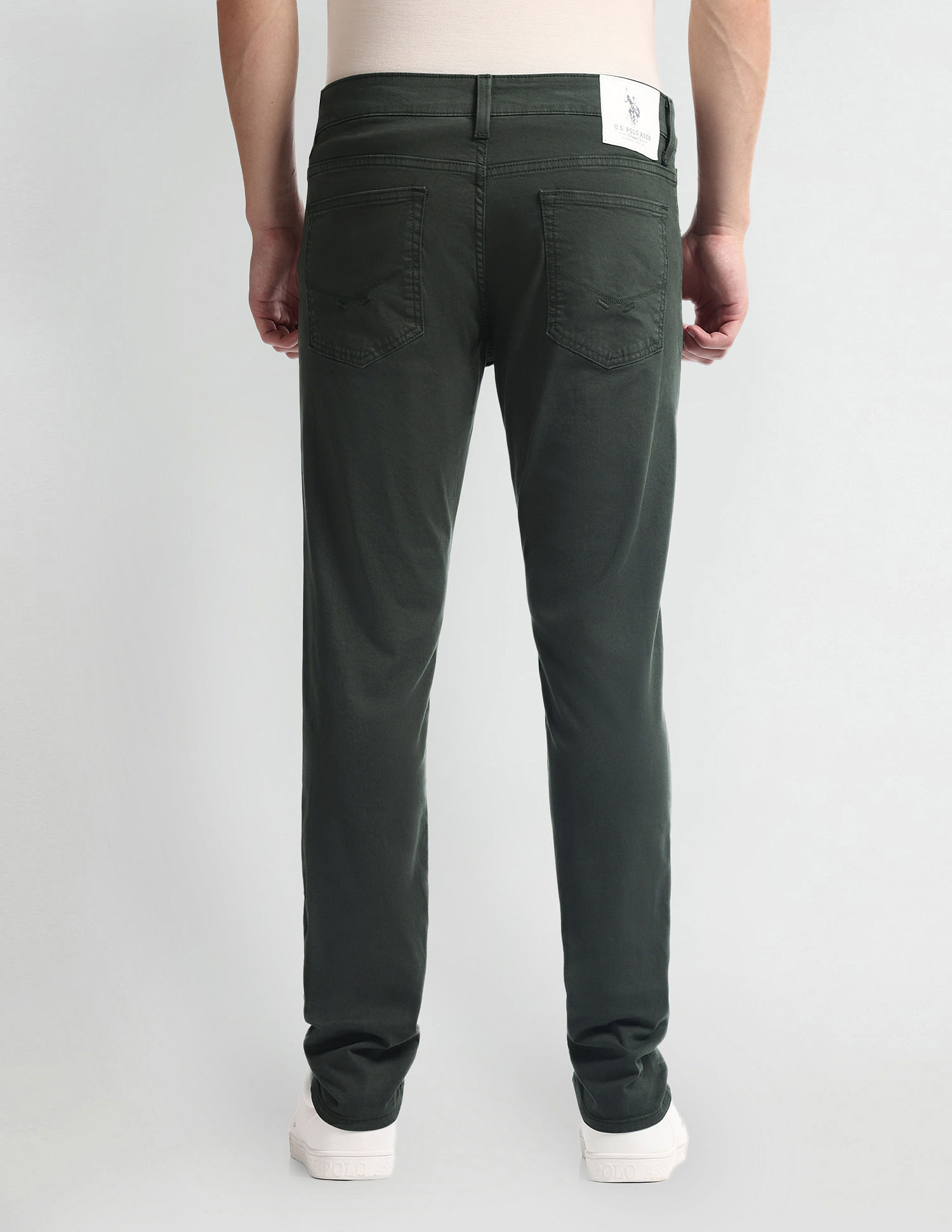 U.S. Polo Assn. Denim Co. Clean Look Green Jeans